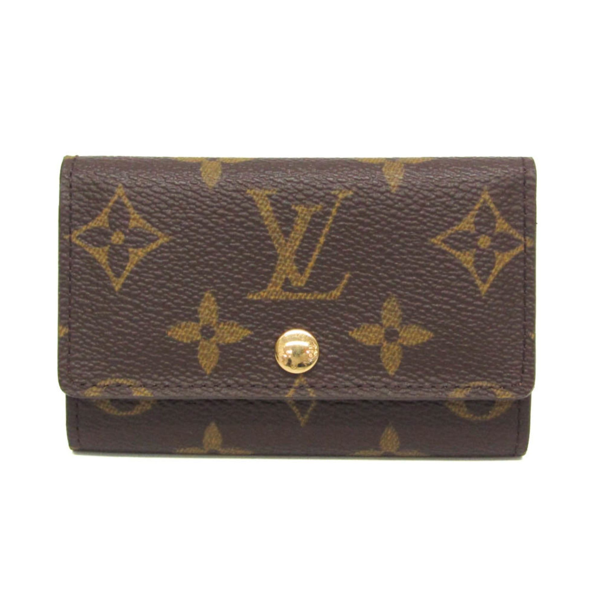 Louis Vuitton Louis Vuitton Monogram Key Holder 6 M62630 Men,Women Monogram Key Case Brown Size ONE SIZE - 1 Thumbnail