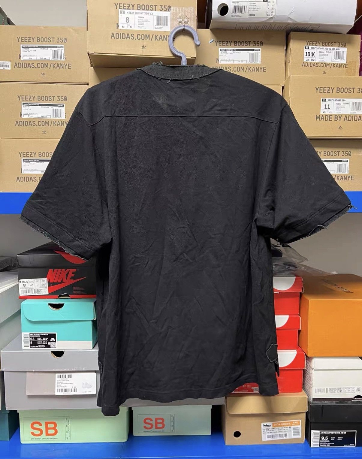 Sacai Sacai Logo Embroidered Zip T-shirt J42 Size US M / EU 48-50 / 2 - 2 Thumbnail