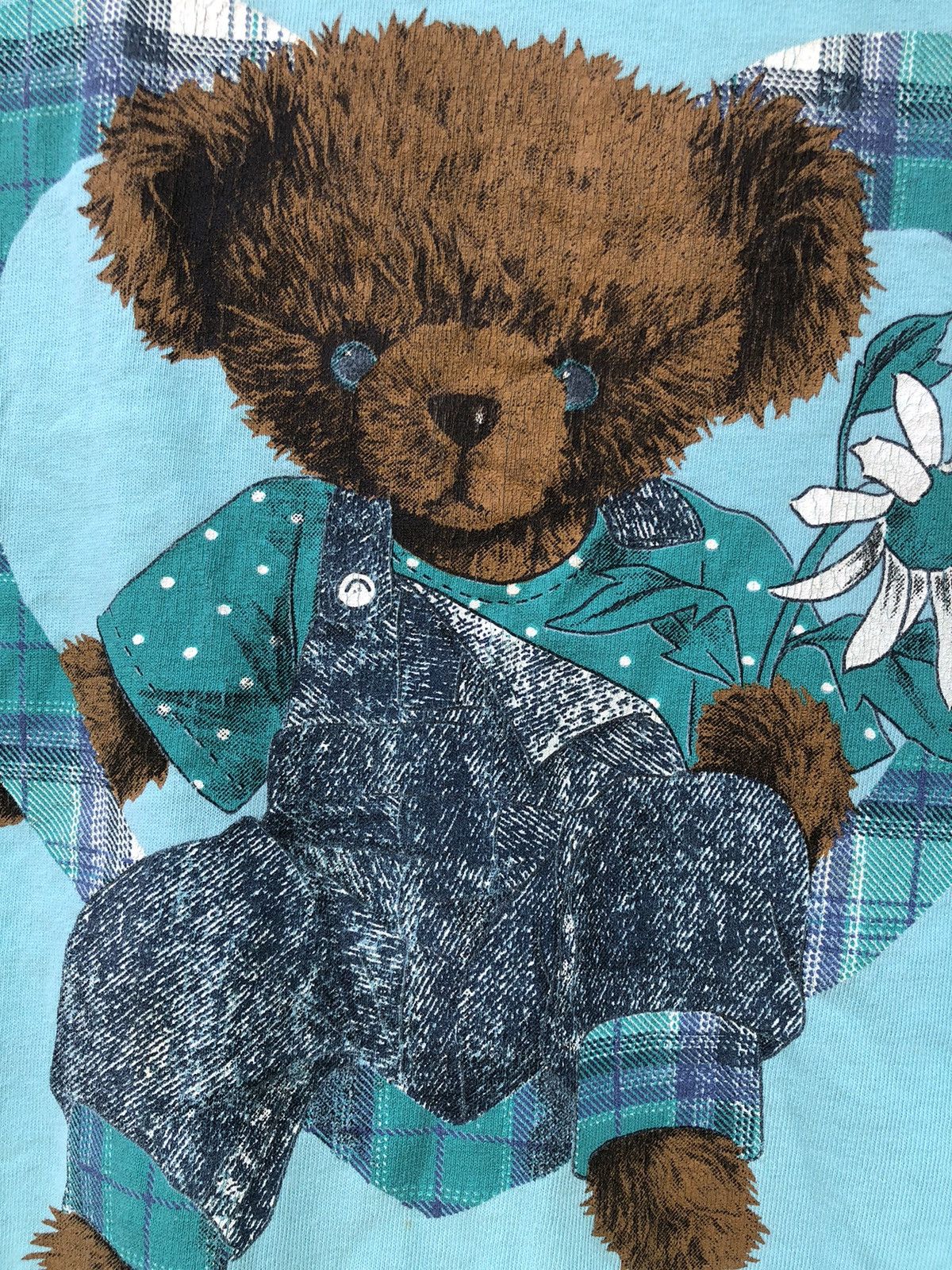Vintage Vintage 90s Teddy Bear Art Tshirt Size US L / EU 52-54 / 3 - 8 Thumbnail