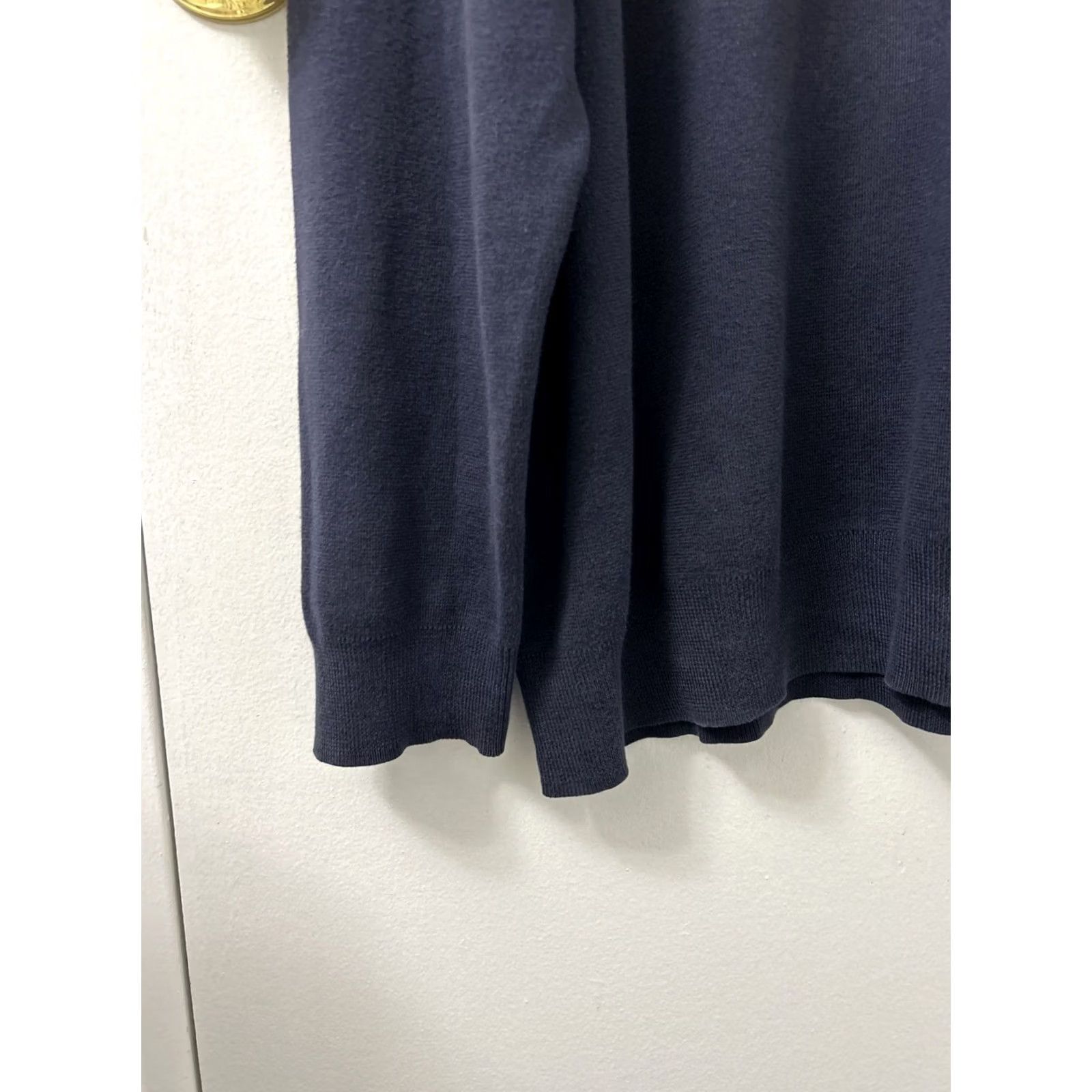 Polo Ralph Lauren Polo Ralph Lauren Sweater Mens 2XL Blue Navy V-Neck Pullover Pima Cotton Pony Size US XXL / EU 58 / 5 - 6 Thumbnail