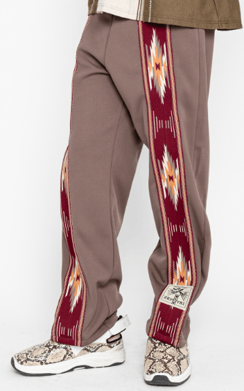 Kapital KAPITAL smooth jersey KOCHI & ZEPHYR track pants lt.brown L Size US 33 - 4 Thumbnail