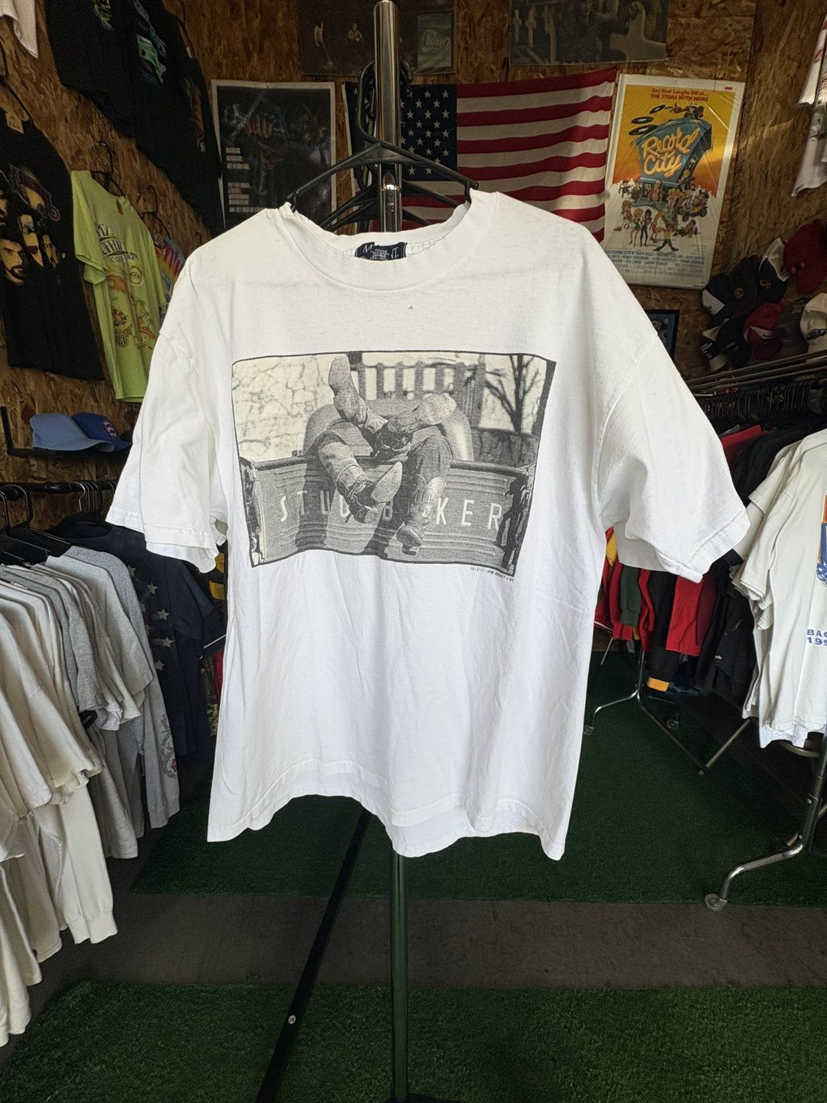 Vintage 1993 StudeBaker Promo T-Shirt Size US XL / EU 56 / 4 - 1 Thumbnail