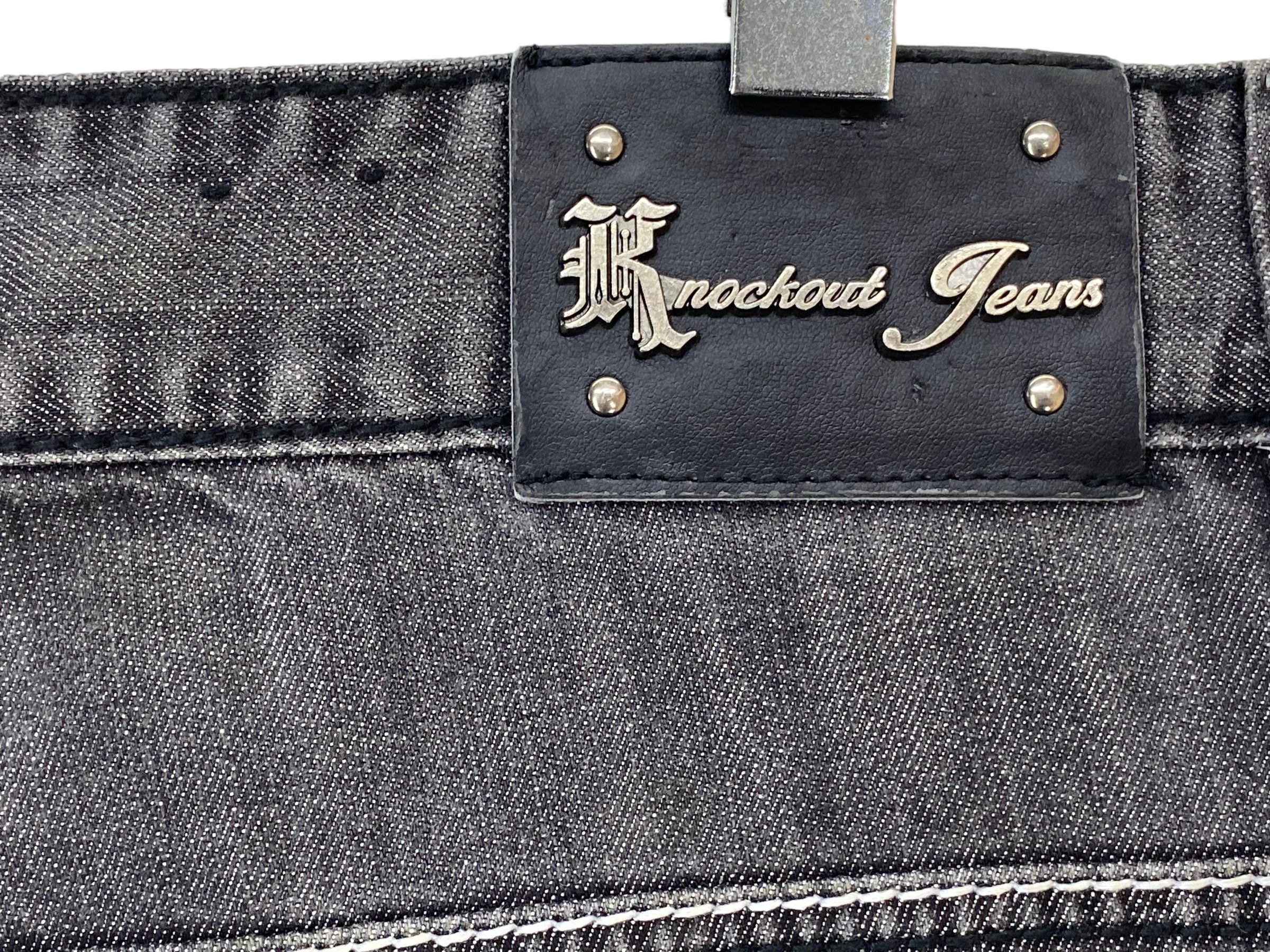 Japanese Brand Knockouts Baggy Denim Jeans Size US 40 / EU 56 - 8 Thumbnail