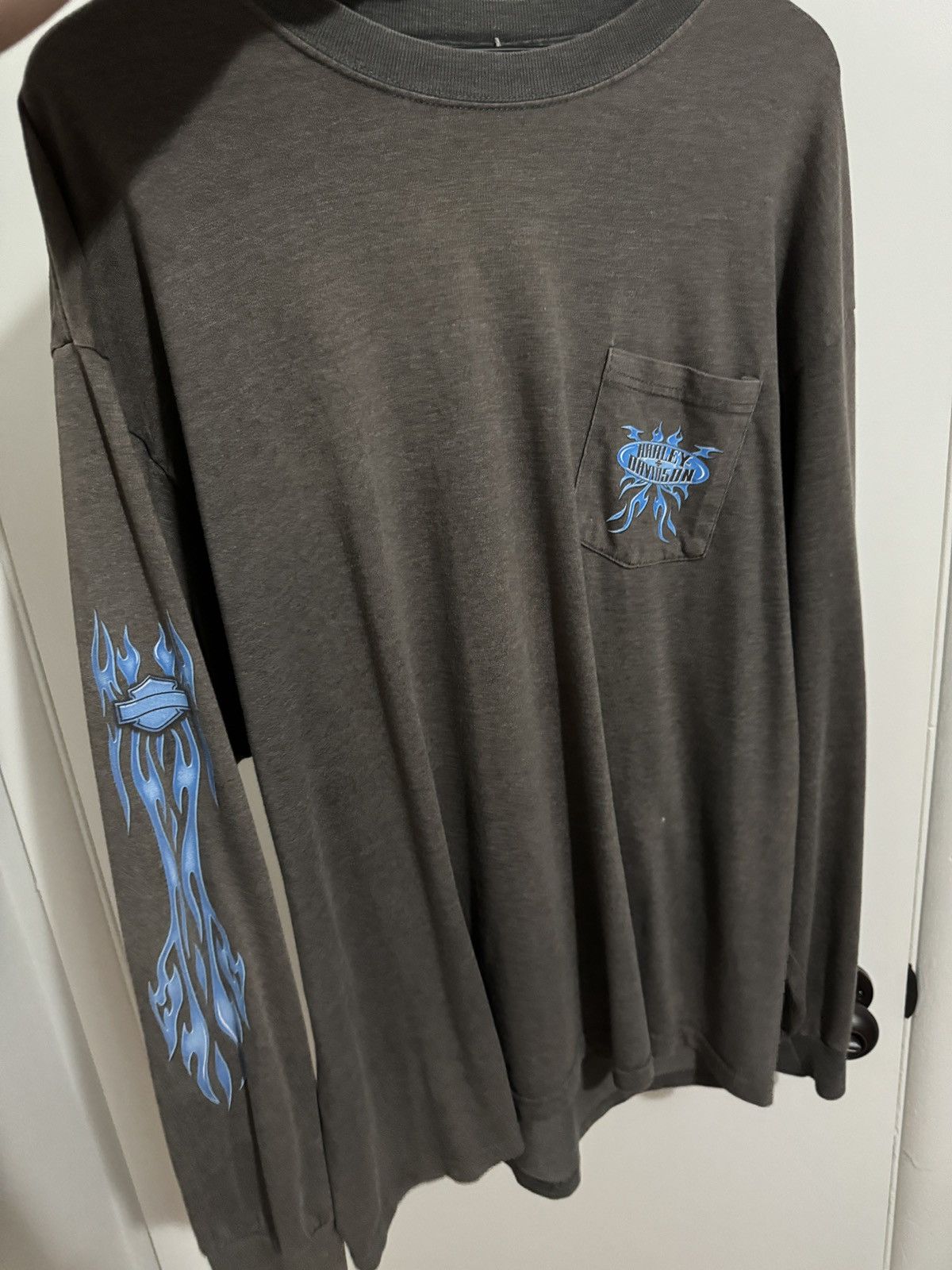 Harley Davidson Harley Davidson long sleeve, arm print brown Size US L / EU 52-54 / 3 - 3 Thumbnail