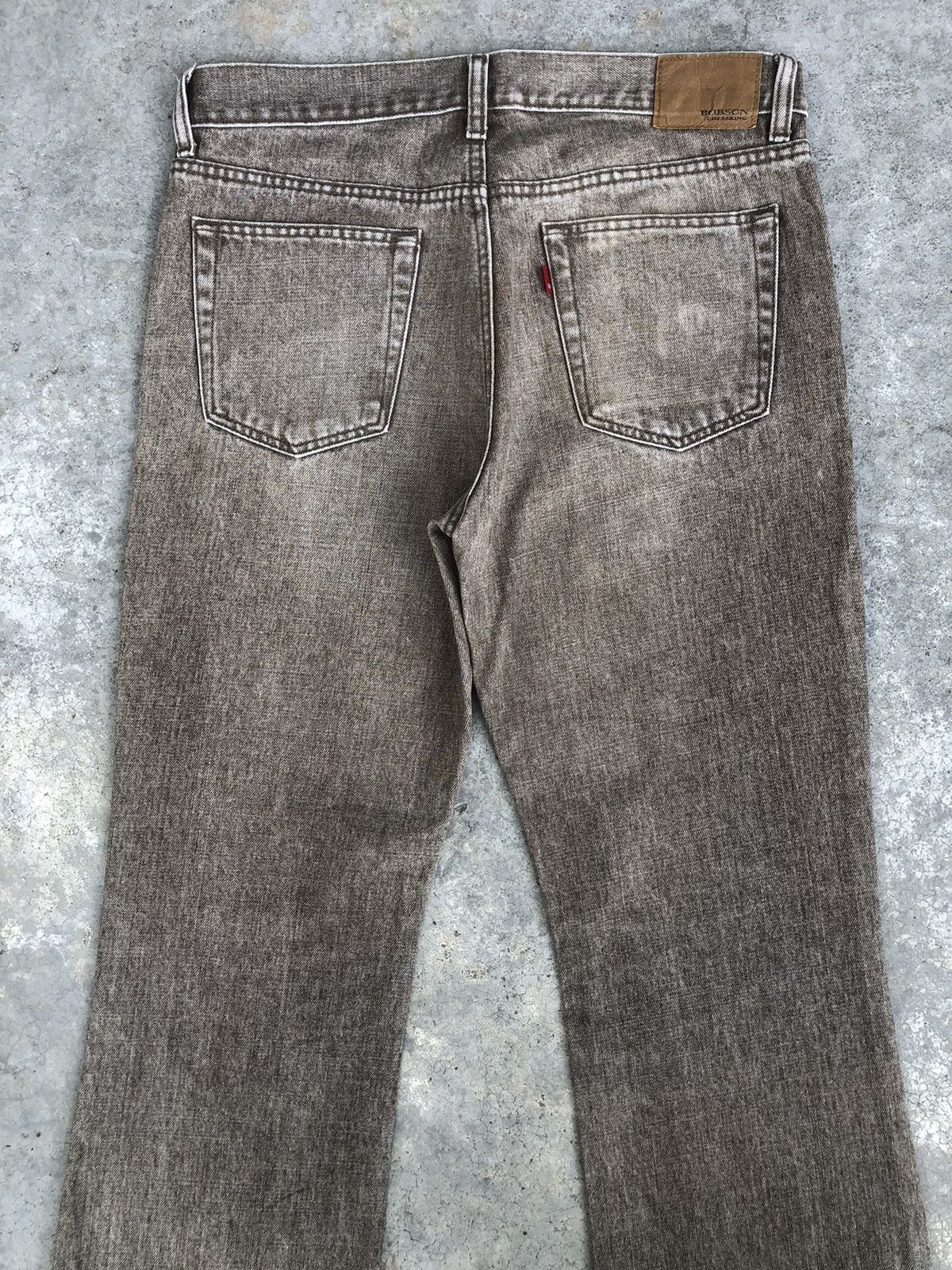 Japanese Brand Y2K Bobson Flared Jeans Distressed Jeans Size US 33 - 8 Thumbnail