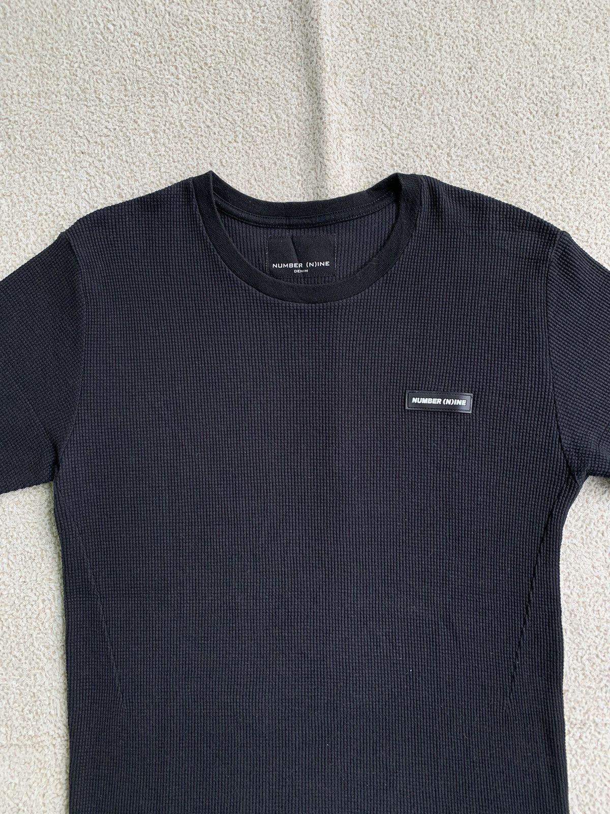 Japanese Brand × Number (N)ine × Vintage VTG Number Nine Denim Combat Tshirt Size US S / EU 44-46 / 1 - 2 Thumbnail