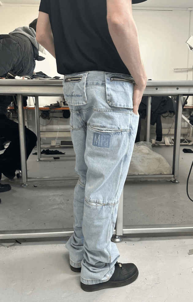 Other MPa BAG PANTS (STEEL BLUE) , PLASICPRODUCT Size US 32 / EU 48 - 2 Thumbnail