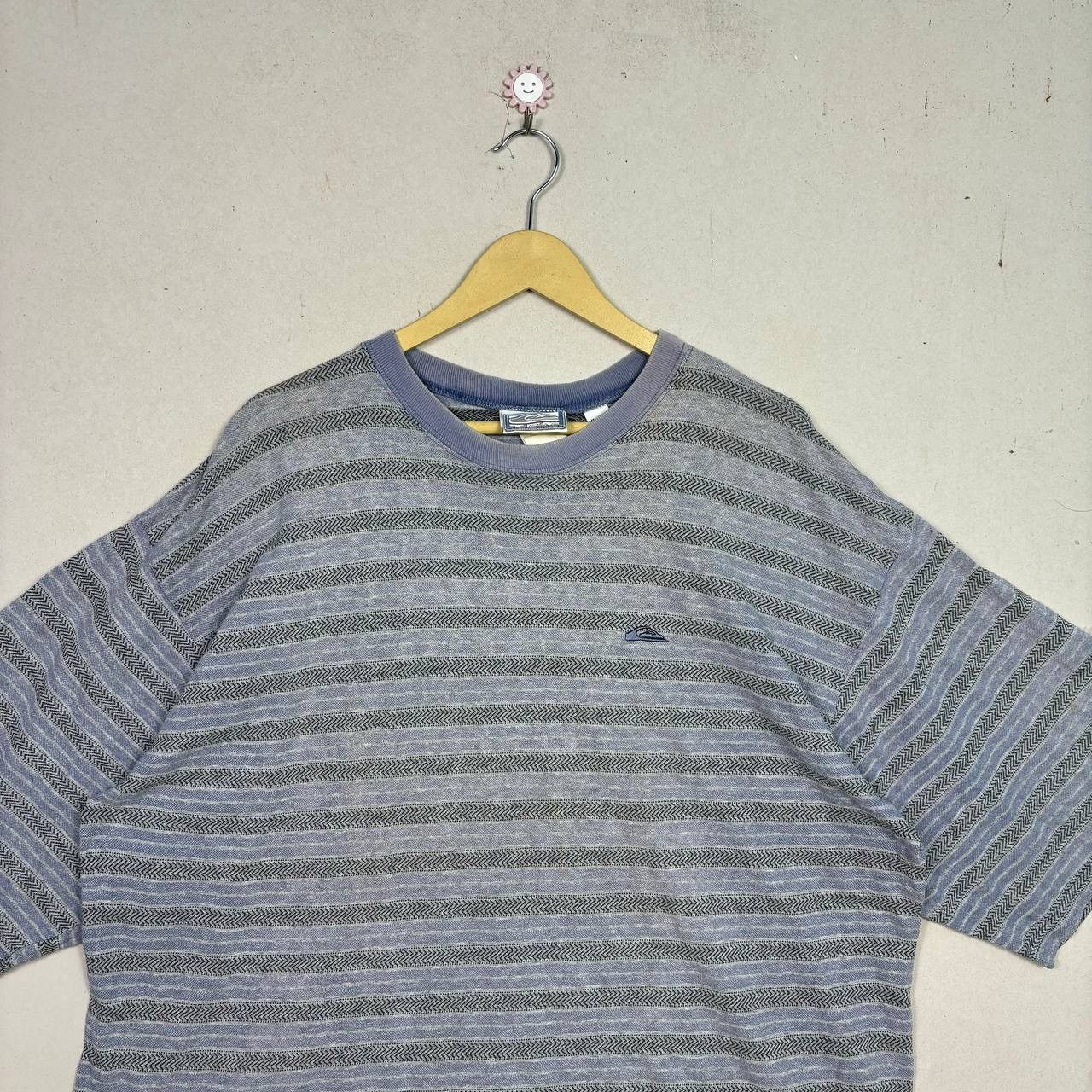 Quiksilver Vintage 90s Quiksilver Striped T-Shirt XL Made in USA Blue Size US XL / EU 56 / 4 - 3 Thumbnail