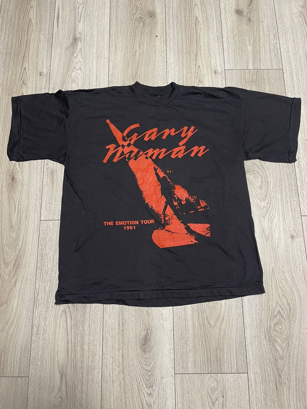 Band Tees × Vintage Vintage Gary Numan The Emotion Tour 1991 T Shirt British Tee Size US XL / EU 56 / 4 - 3 Thumbnail