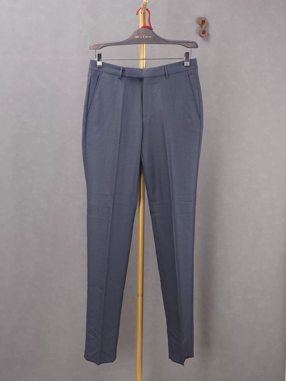 Ermenegildo Zegna ZEGNA Men's Dress Trousers Wool Silk Blend Size US 30 / EU 46 - 1 Thumbnail