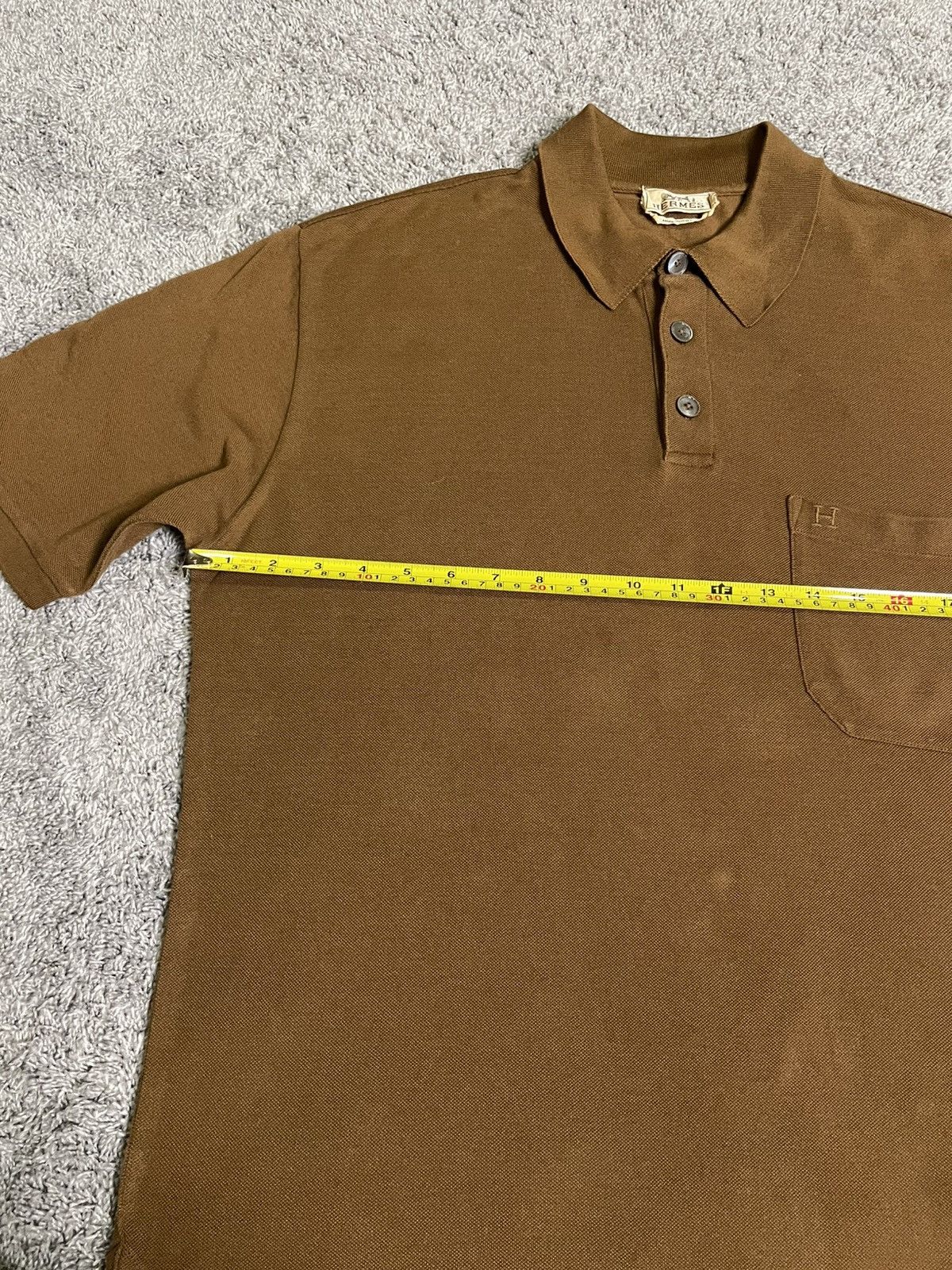 Hermes Hermes Cotone Collar Shirt Size US L / EU 52-54 / 3 - 14 Thumbnail