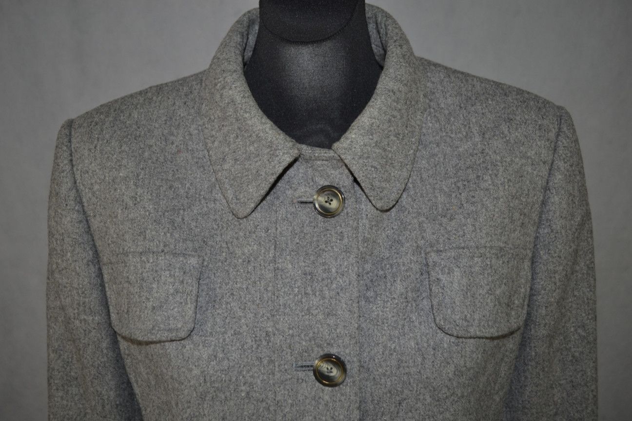 Aquascutum Aquascutum Wool Jacket Short Coat 16 Size XXL / US 16-18 / IT 52-54 - 4 Thumbnail