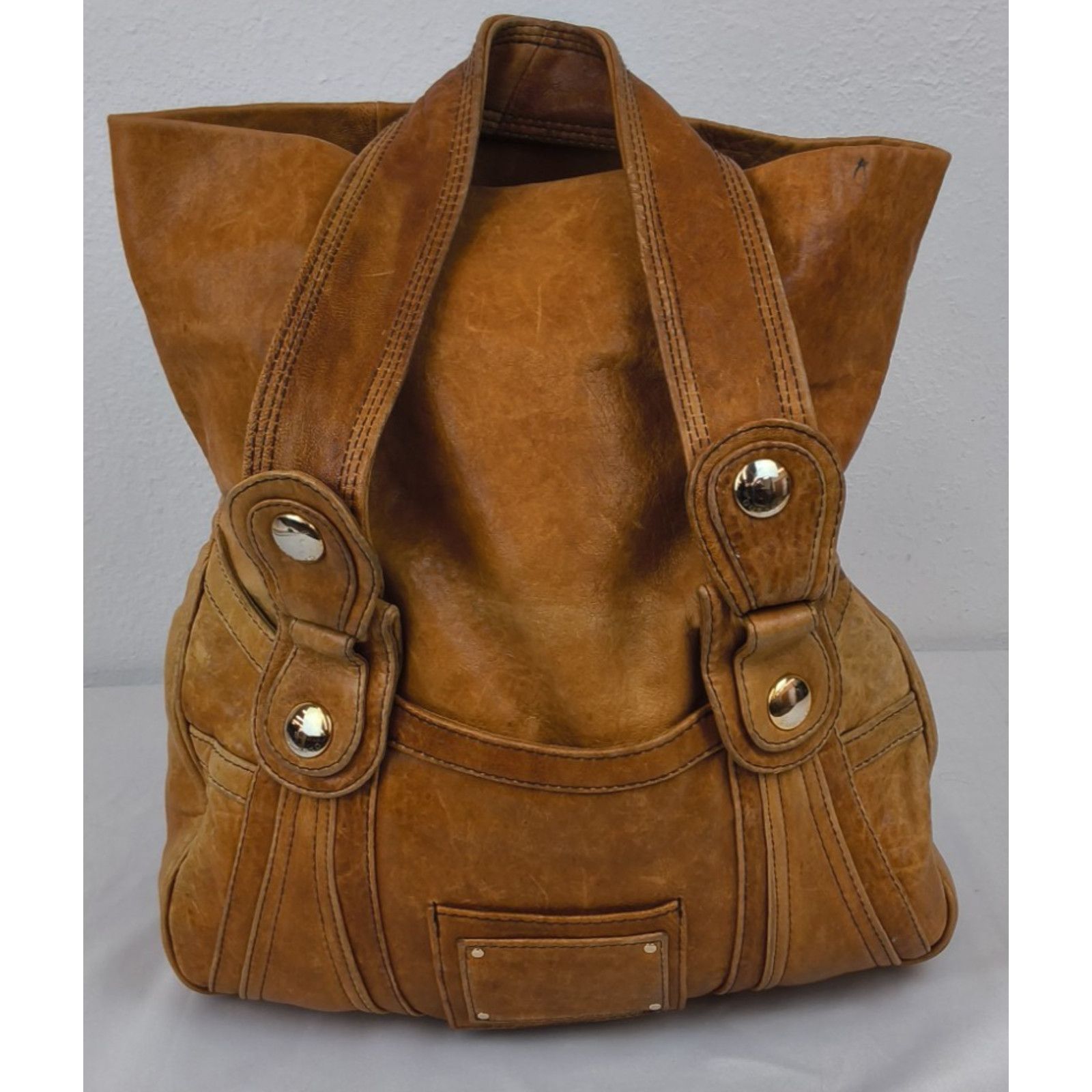 Other Gustto Handbag Brown Leather Hobo Bag Purse Size ONE SIZE - 2 Thumbnail