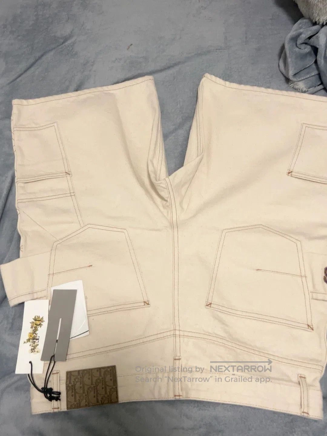 Dior dior x tears denim cargo shorts. Size US 34 / EU 50 - 6 Thumbnail