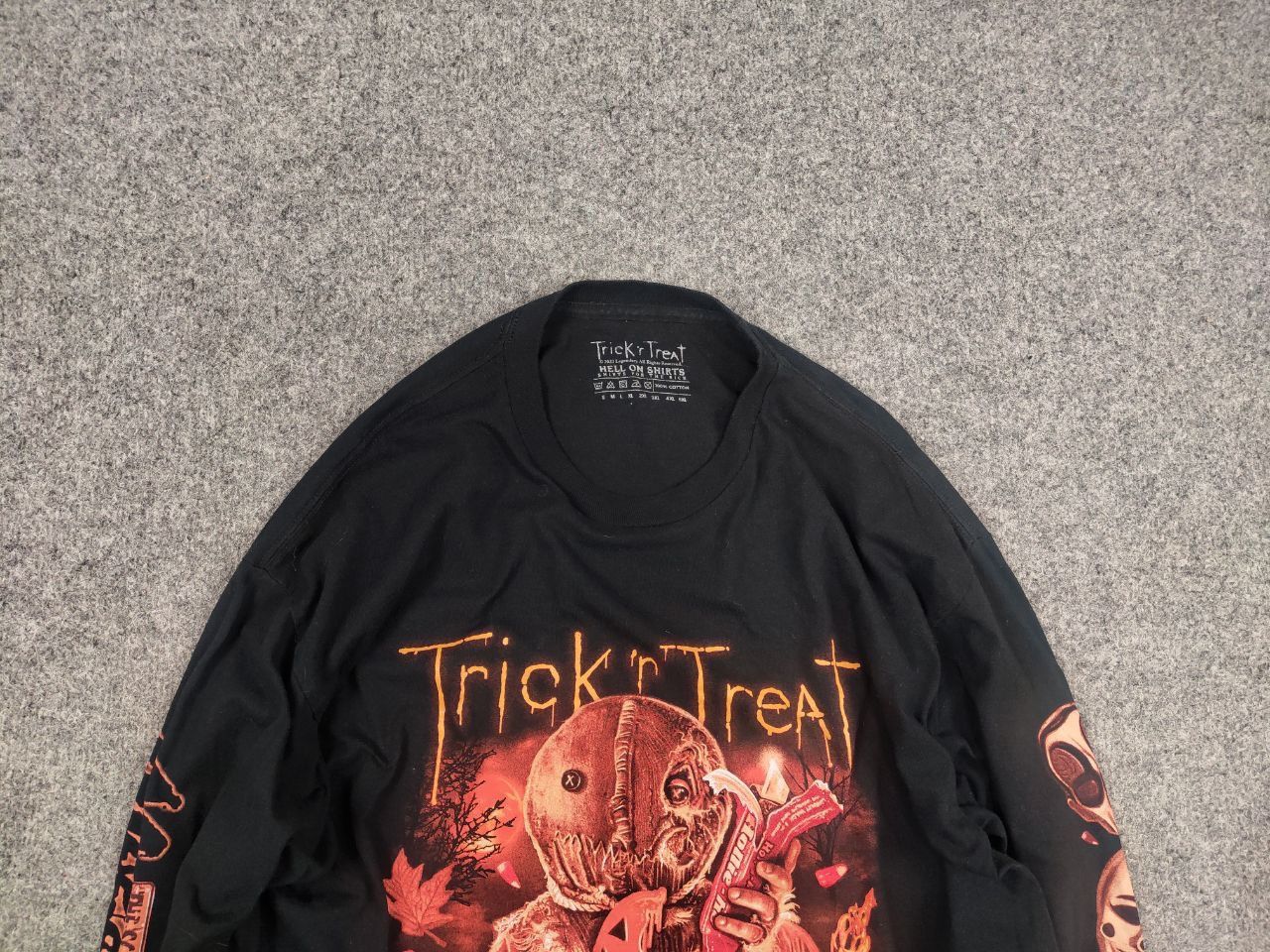 Other Trick R Treat Hell on Shirt Logo Long sleeve Vintage Style Size US XL / EU 56 / 4 - 4 Thumbnail