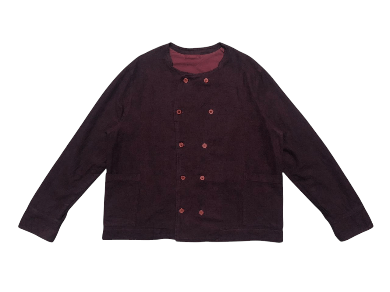 CP Shades × Vintage CP Shades Red Bistro Double Barreled Button Blazer Jacket Size L / US 10 / IT 46 - 1 Thumbnail