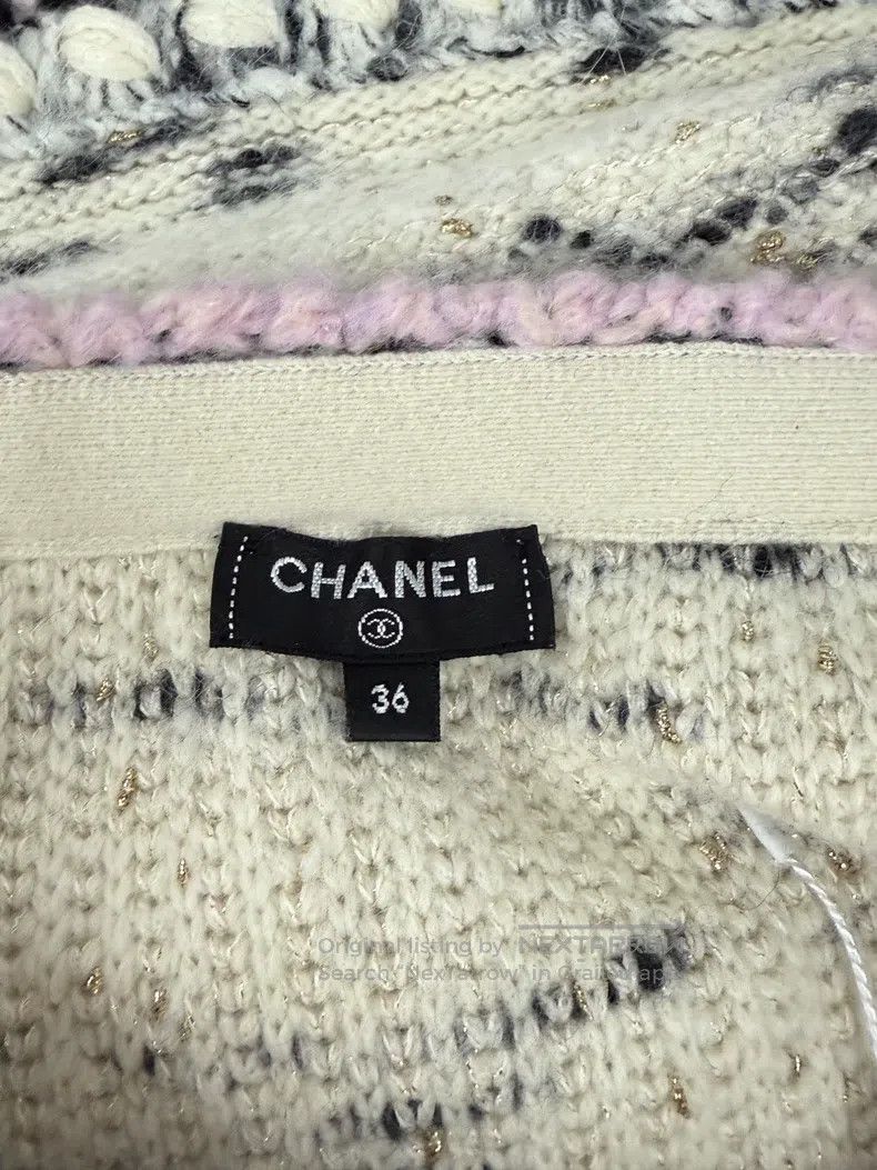 Chanel Chanel Castle Series Cashmere Knitted Skirt Size 24" / US 00 / IT 34 - 4 Thumbnail