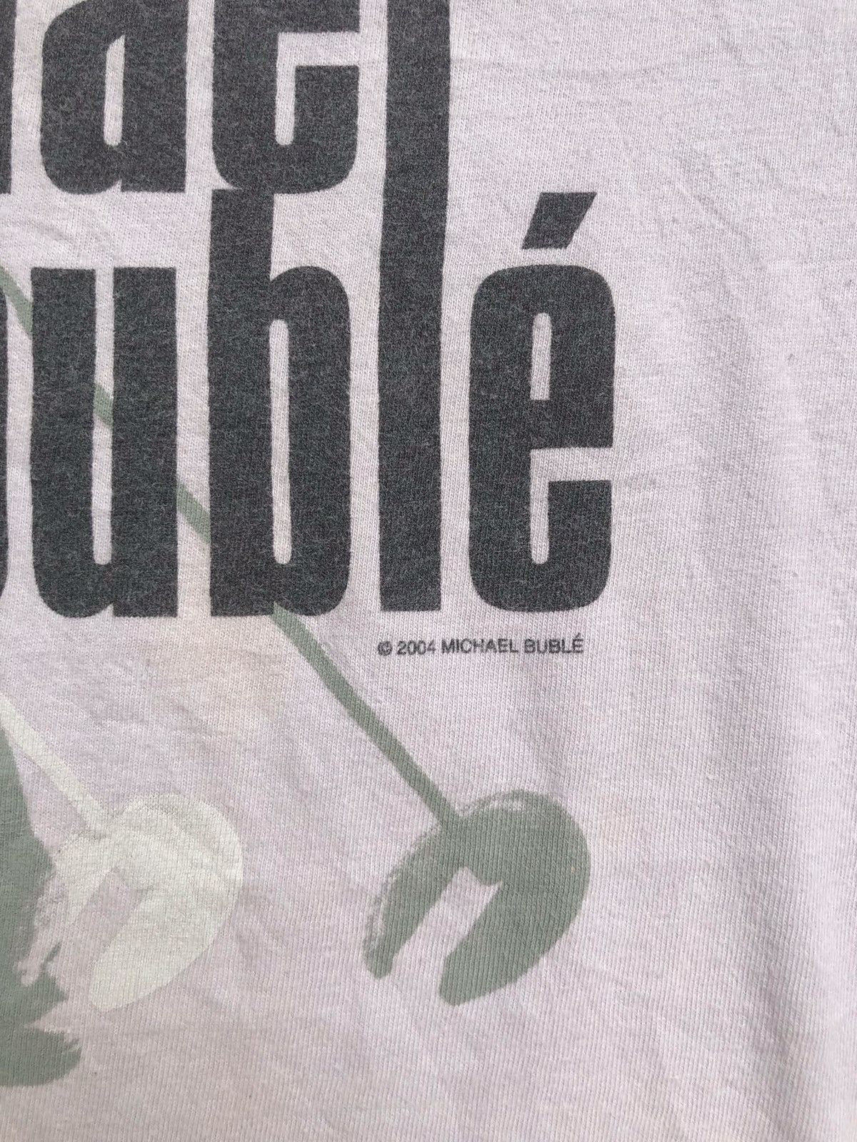 Other × Vintage Vintage Michael Buble2004s tshirt size XL 23.5/29 Size US XL / EU 56 / 4 - 3 Thumbnail