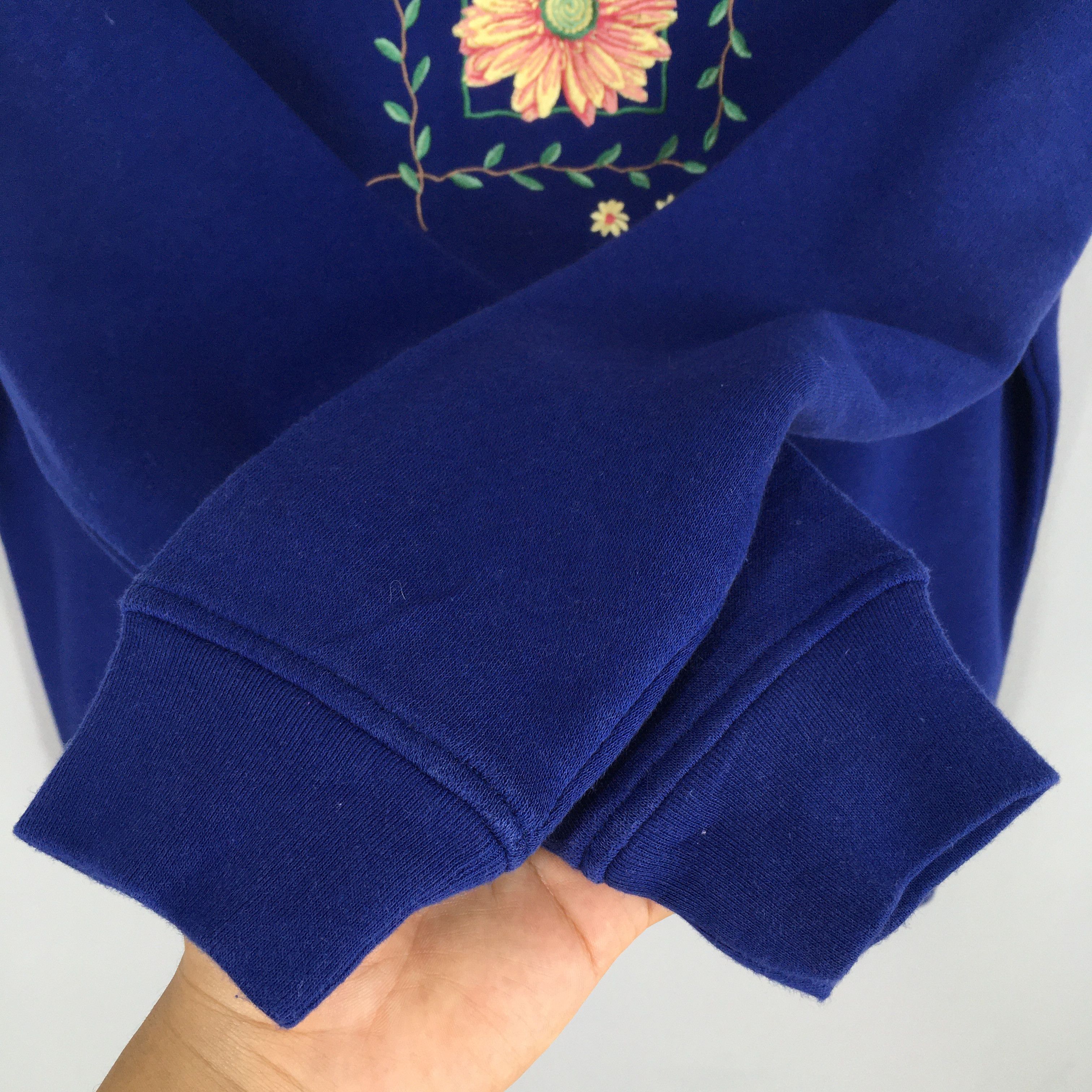 Vintage Vintage 90s Bouquet Flower Beautiful Sweatshirt Small Size US S / EU 44-46 / 1 - 4 Thumbnail