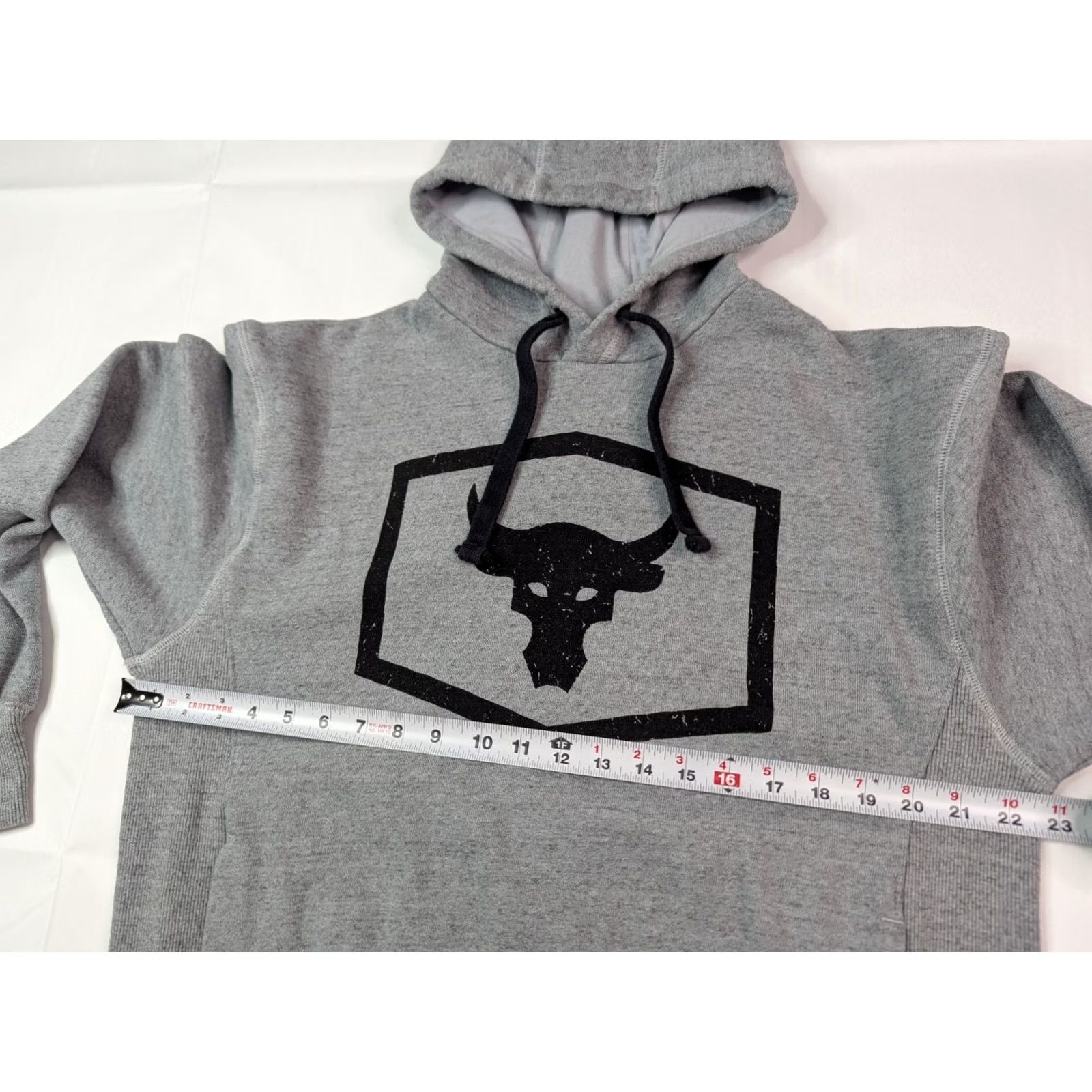 Under Armour Under Armour Project Rock Hoodie Sweatshirt Men M Gray Sweater Pullover Hooded with Pockets, Knit, Logo, Regular Fit Size US M / EU 48-50 / 2 - 6 Thumbnail