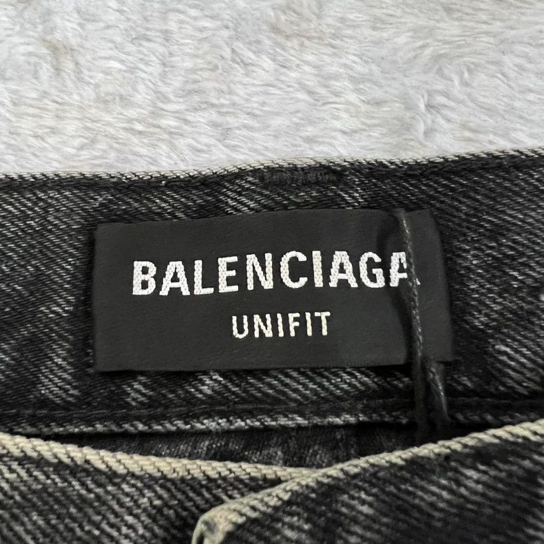 Balenciaga Balenciaga size XS Black Washed Slightly Flared Pants Size 24" / US 00 / IT 34 - 3 Thumbnail