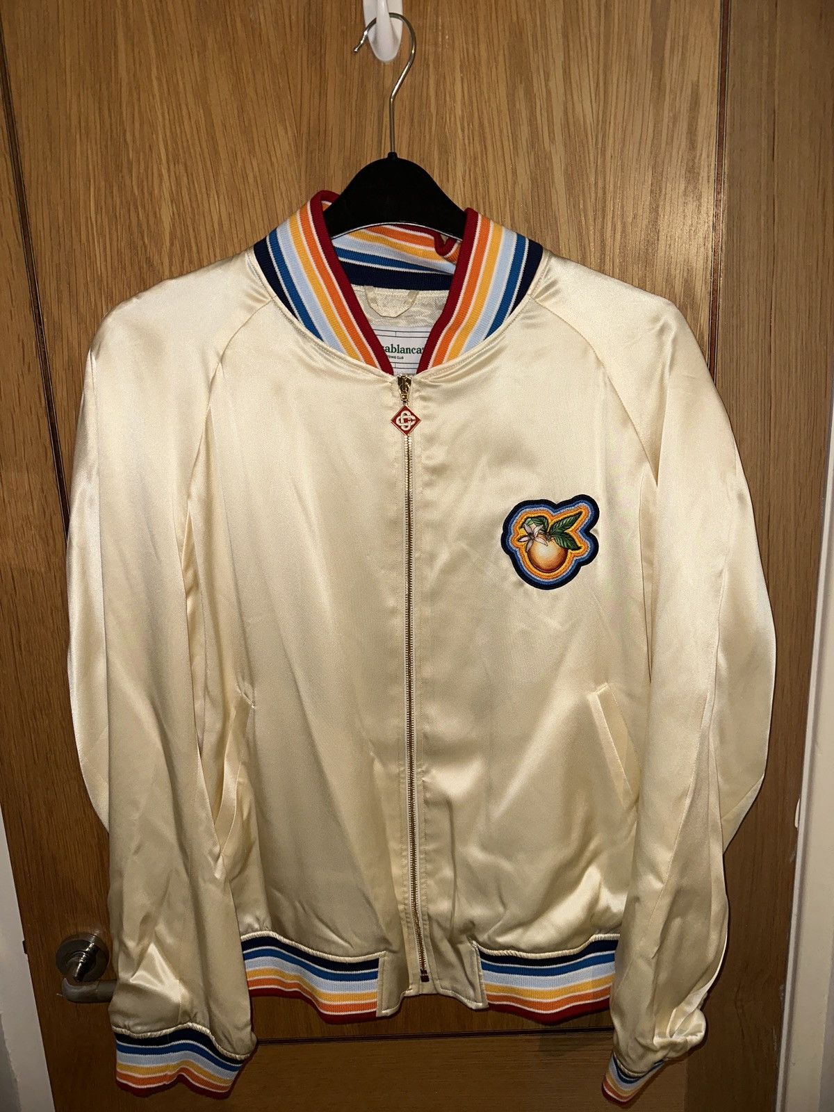 image of Casablanca Men’S Bomber XL in Gold, Men's
