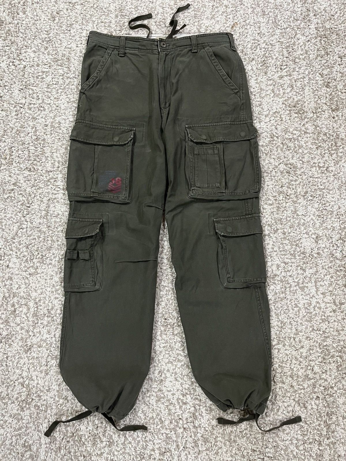 Japanese Brand 🔥 RARE CHEVRE MULTIPOCKETS UTILITY CARGO PANTS Size US 33 - 1 Thumbnail