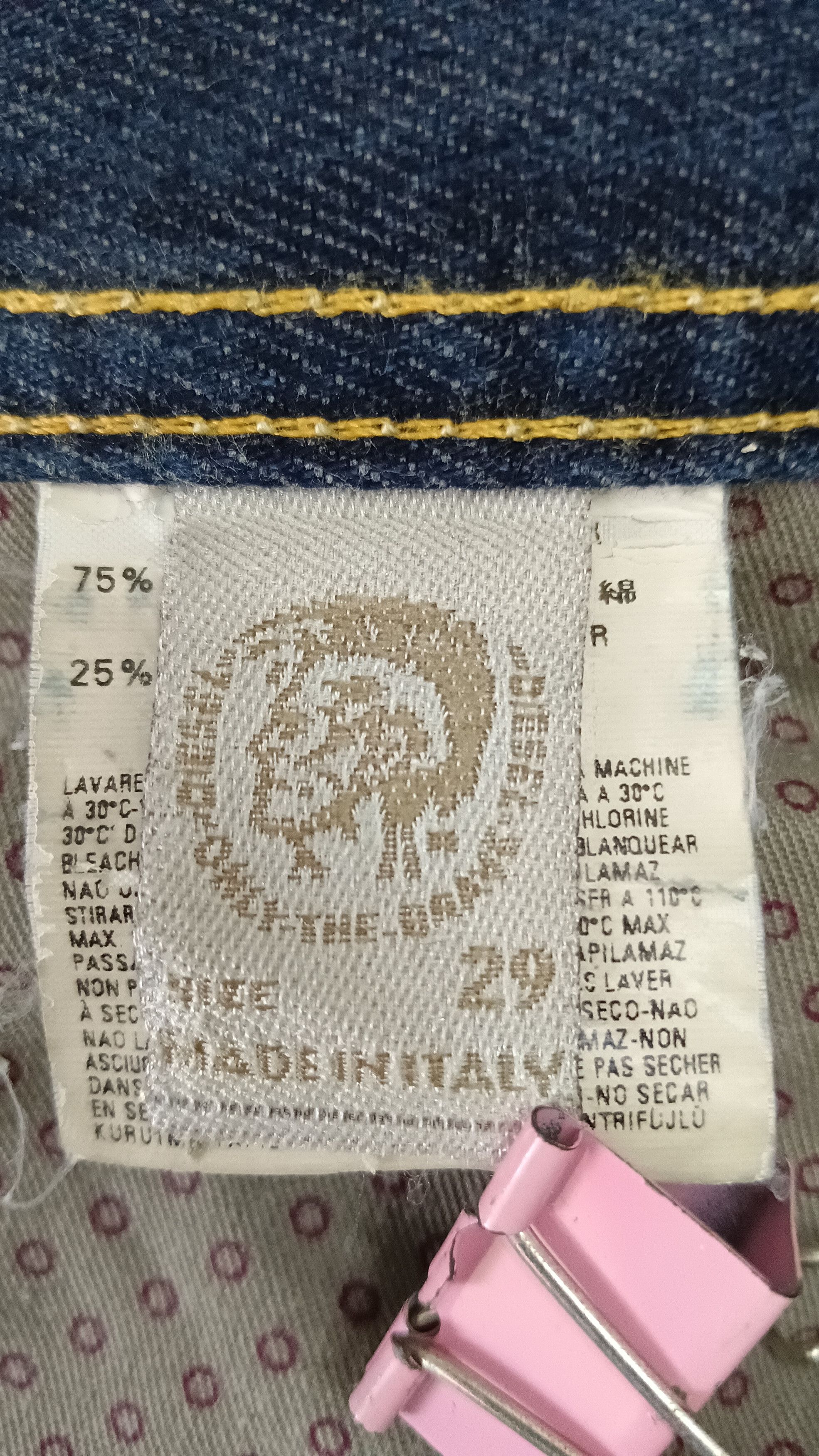 Diesel 💥Diesel Paddom Special💥 Multi Rear Pockets Jeans Size US 31 - 16 Thumbnail