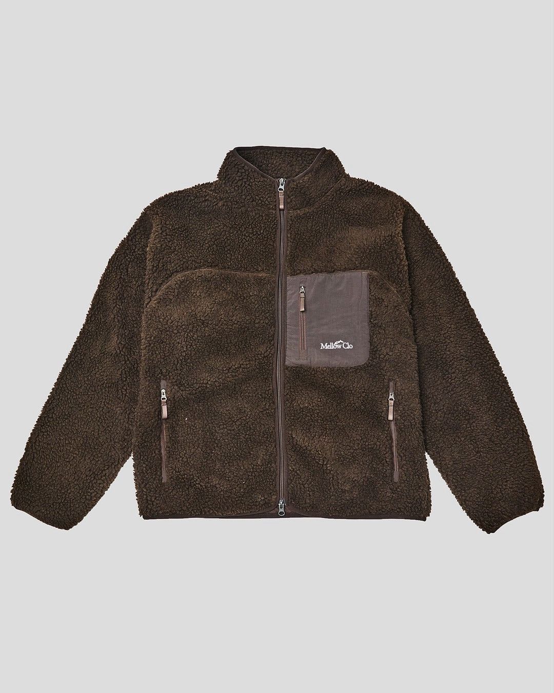 Other Mellow Clo. Cabin Fleece Zip Sherpa Jacket - Teddy Brown Size US XL / EU 56 / 4 - 3 Thumbnail