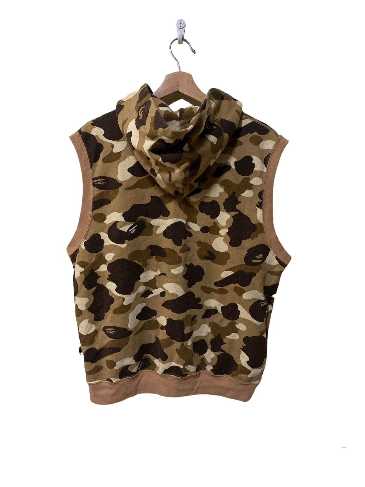 Bape A Bathing Ape BAPE Camo Sleeveless Hoodie Size US M / EU 48-50 / 2 - 5 Thumbnail