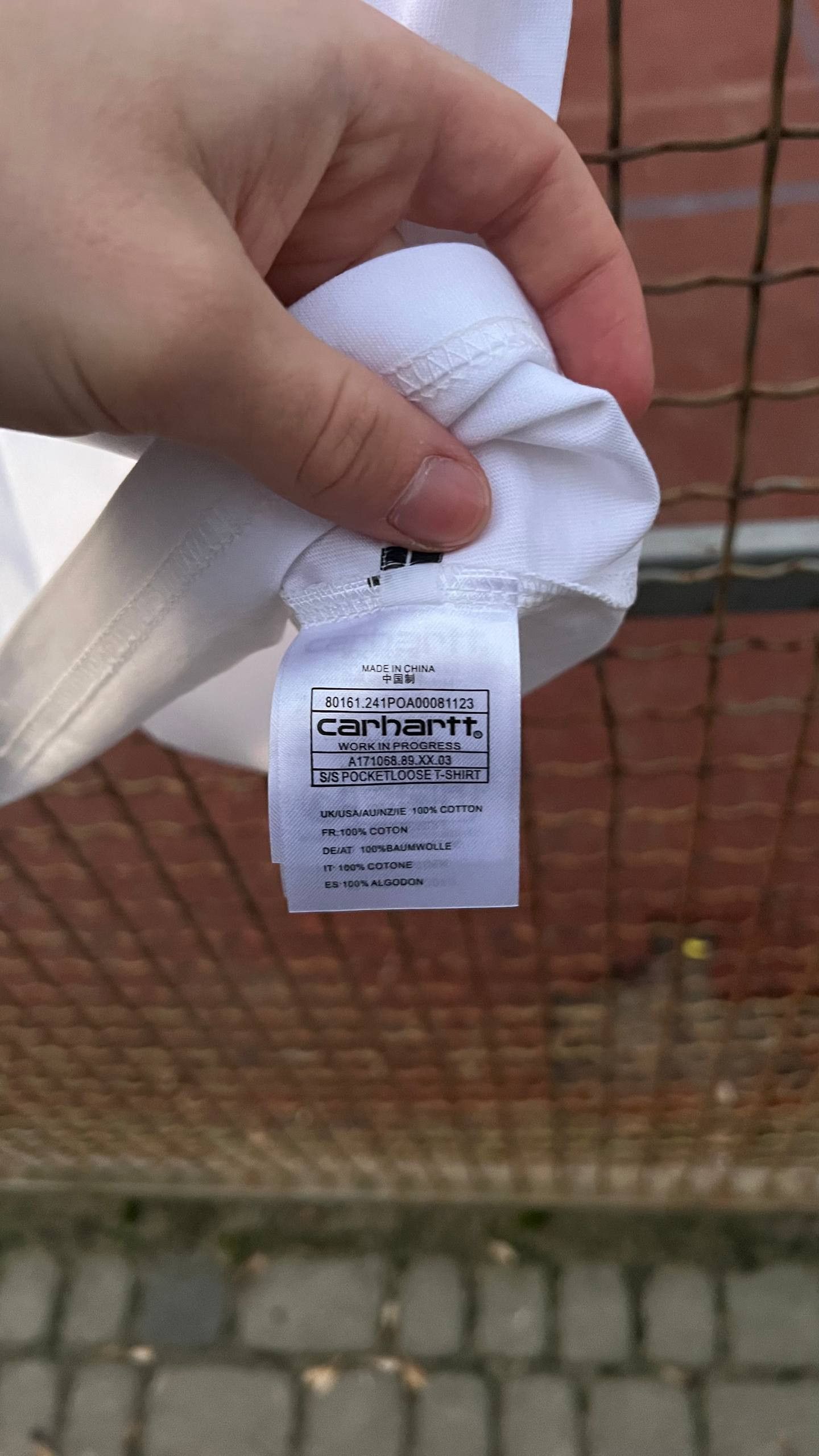 Carhartt Carhartt Big Logo T-Shirt White | NWT Mens L Size US L / EU 52-54 / 3 - 9 Thumbnail