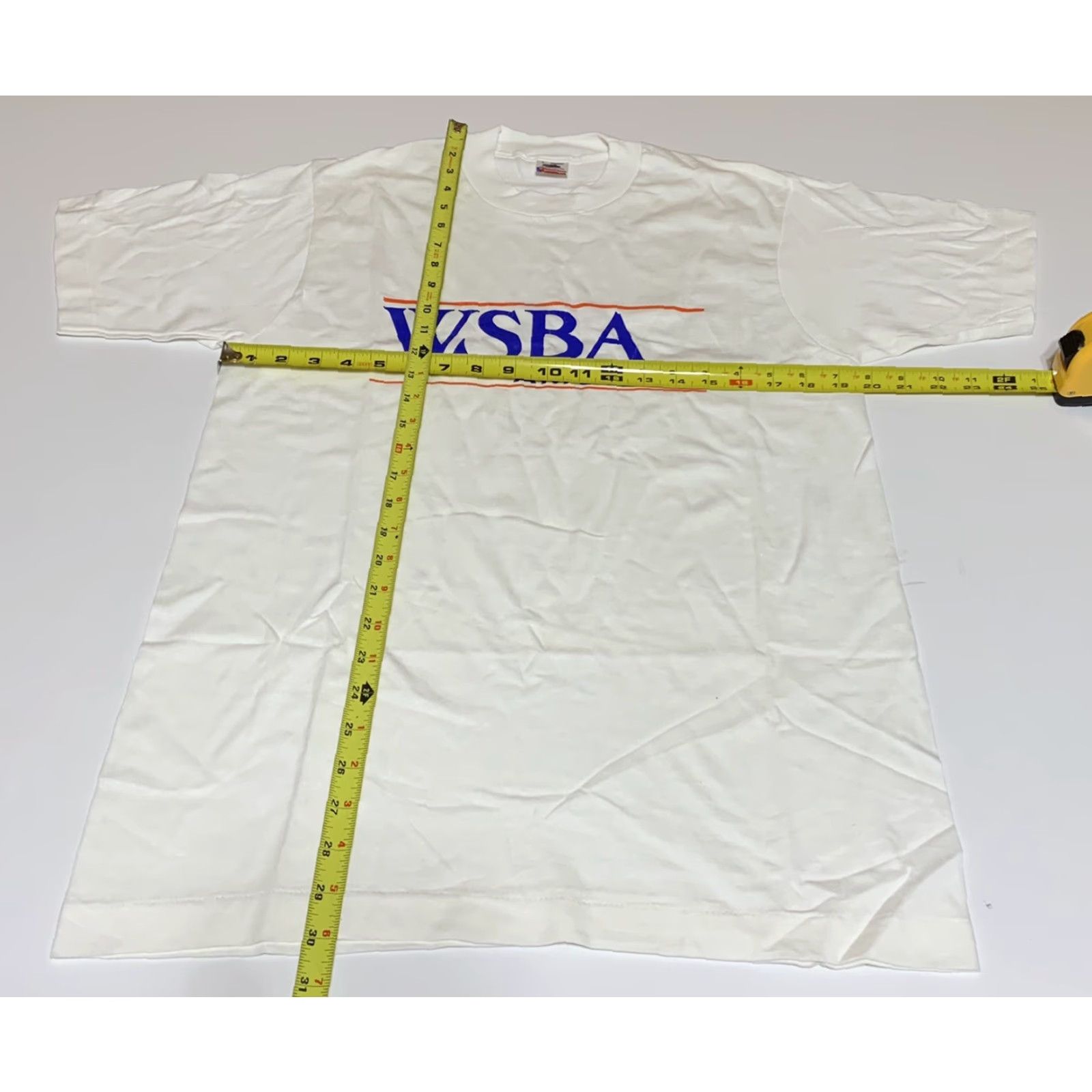 Vintage VINTAGE Pennsylvania WSBA Radio AM 910 Talk Station T-Shirt Mens Size L/M Shirt Unisex Adults White 90s Radio Graphic Print Logo Size US L / EU 52-54 / 3 - 4 Thumbnail