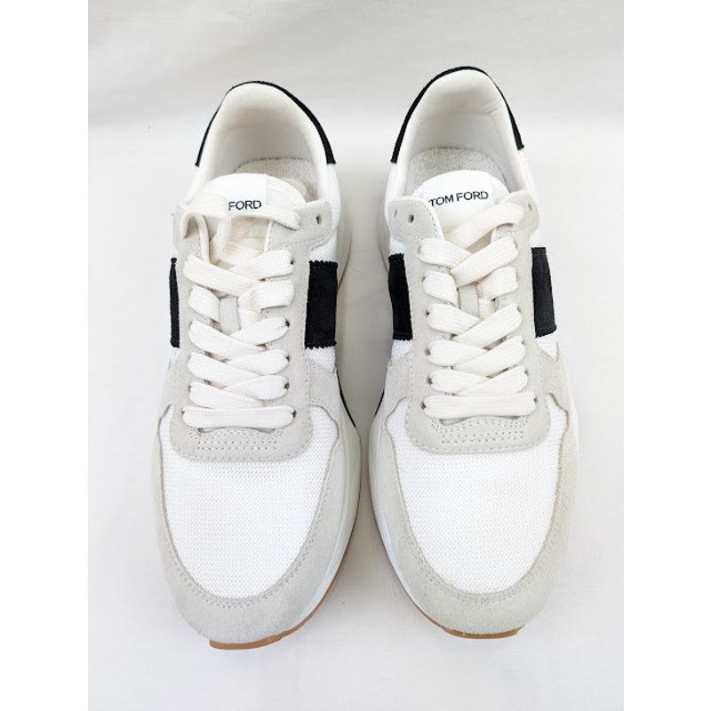 Tom Ford o1rshd1 Low-Top Sneakers in White/Black Size US 9 / EU 42 - 16 Thumbnail
