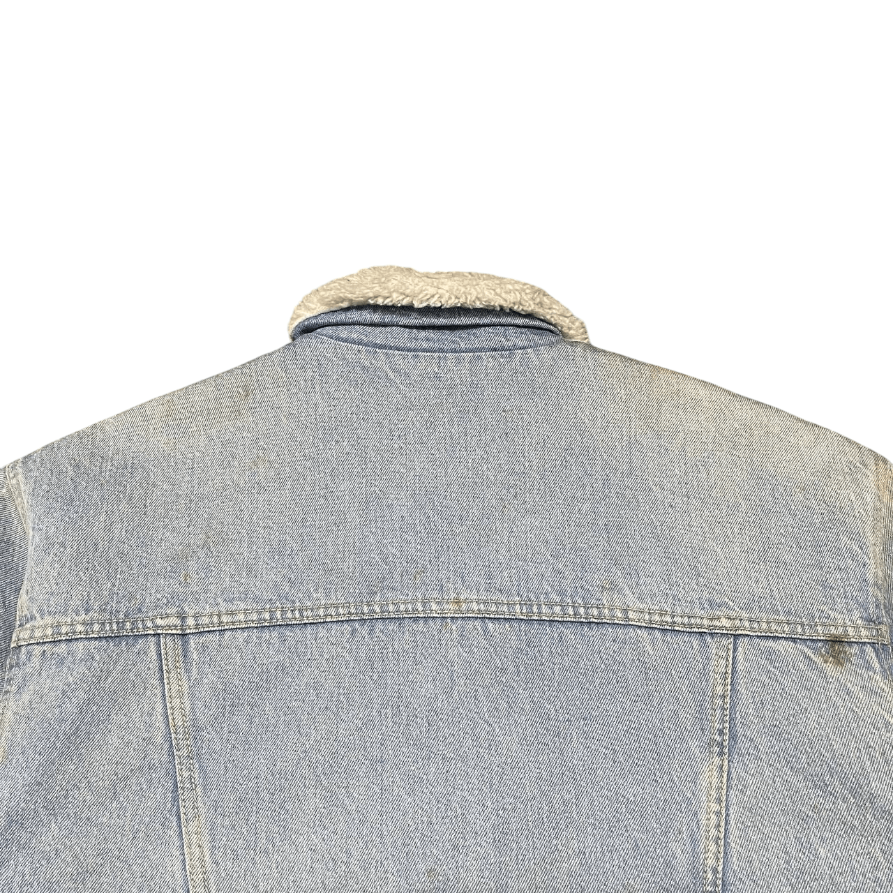 Big John Vintage Big John Cropped Sherpa Lined Denim Jacket Size US S / EU 44-46 / 1 - 13 Thumbnail