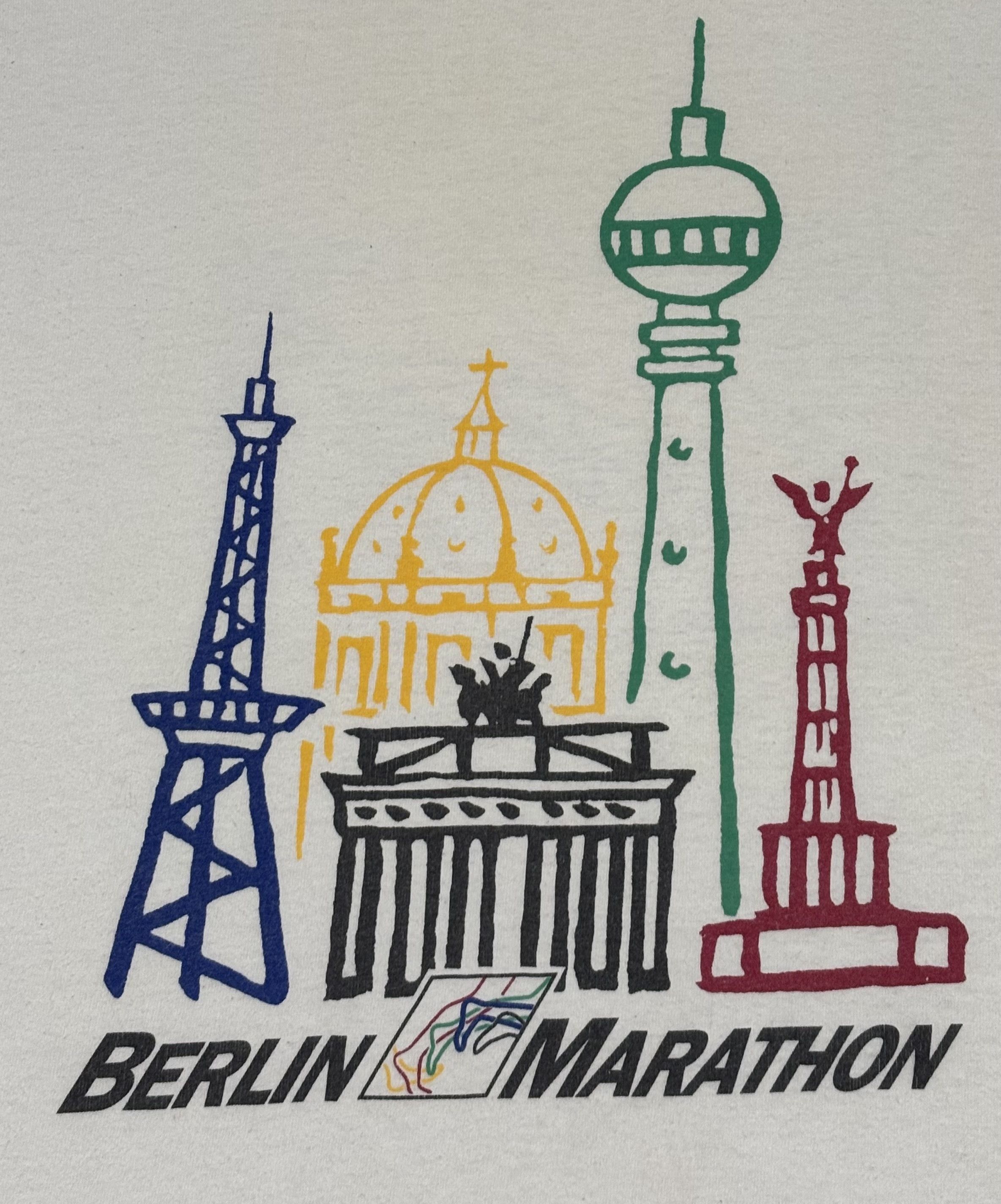 Adidas Berlin Marathon T-shirt Adidas 90s vintage Size. XL Size US XL / EU 56 / 4 - 6 Thumbnail