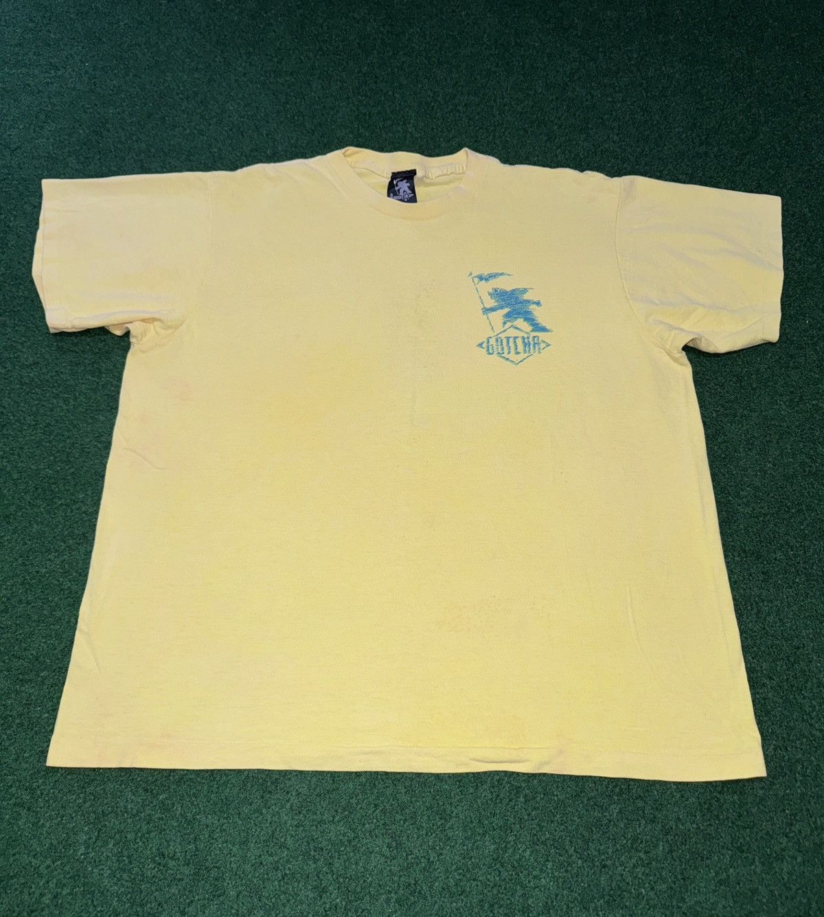 Gotcha Gotcha 80s Surf Wear Vintage Large 23x26 Bright T Shirt Size US L / EU 52-54 / 3 - 3 Thumbnail