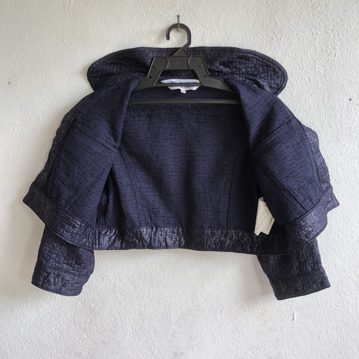 Comme des Garcons COMME des GARCONS Cropped Textured Jacket Size S / US 4 / IT 40 - 5 Thumbnail