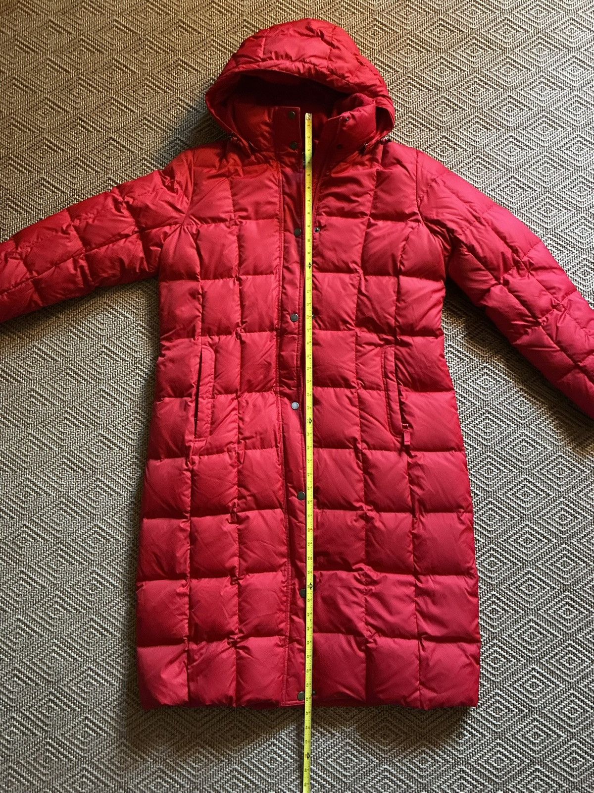 Lands' End Land’s End Knee-Length Puffer, Red, Women’s Large Size L / US 10 / IT 46 - 6 Thumbnail