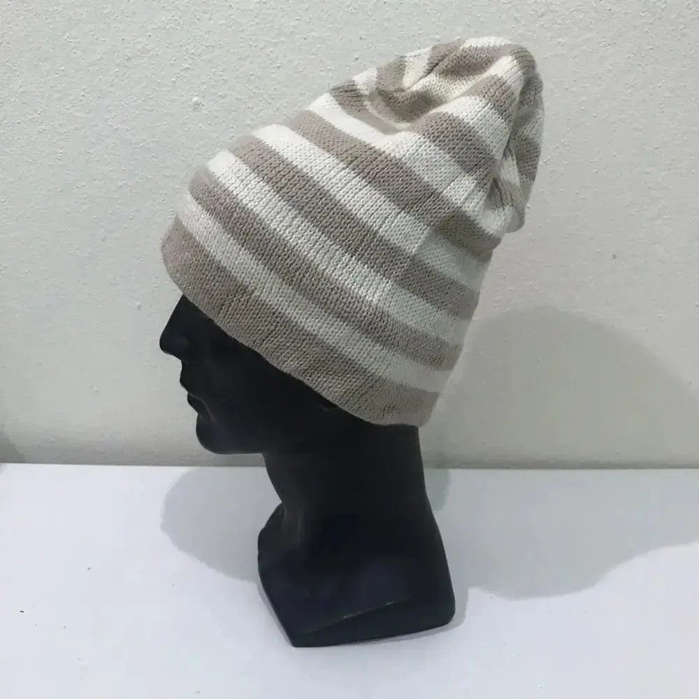 Japanese Brand Japanese Brand Stripe Beanie Hat Size ONE SIZE - 3 Thumbnail