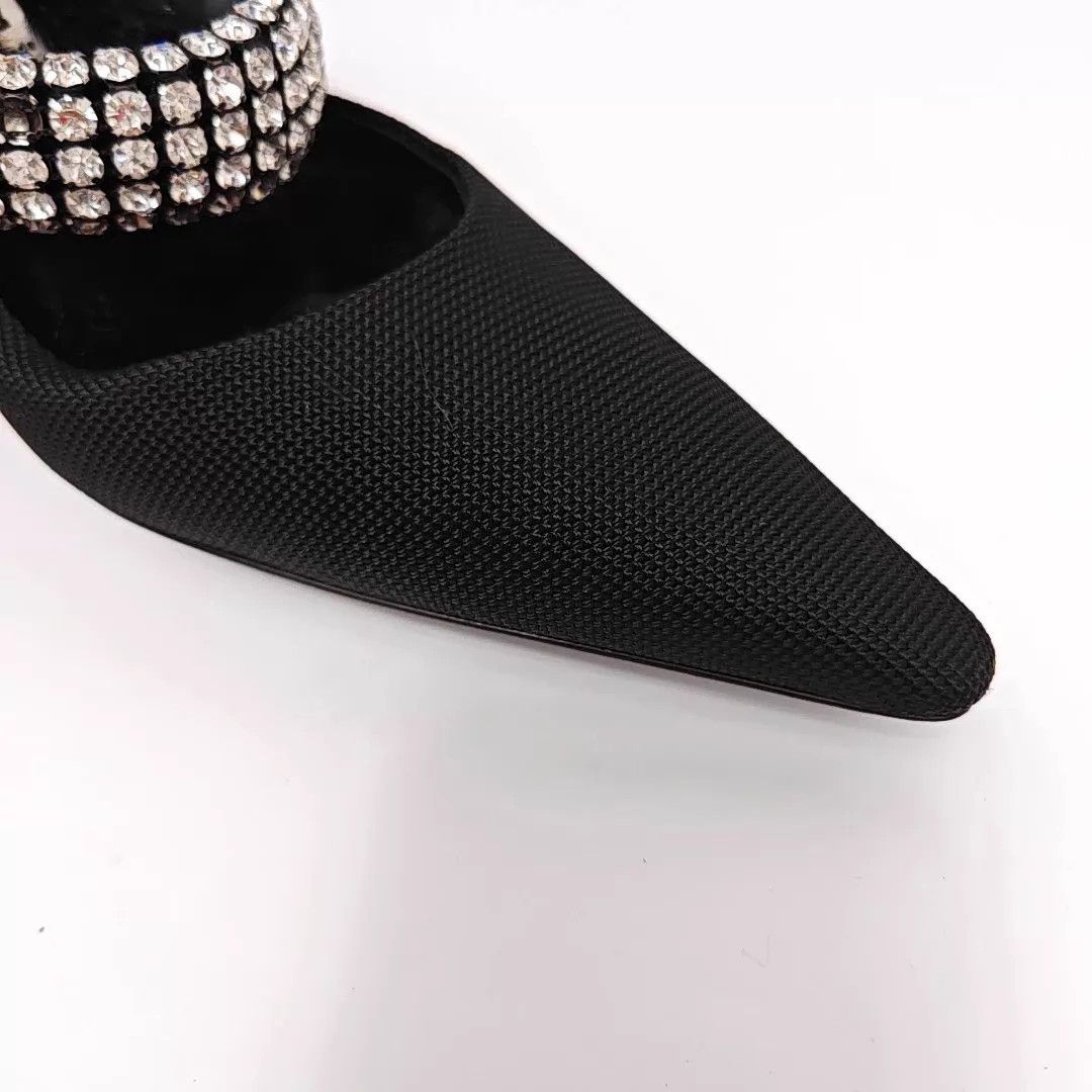 Alexander Wang Alexander Wang Rhinestone Pointed Toe Fur Heels EU 39 Size US 8.5 / IT 38.5 - 5 Thumbnail