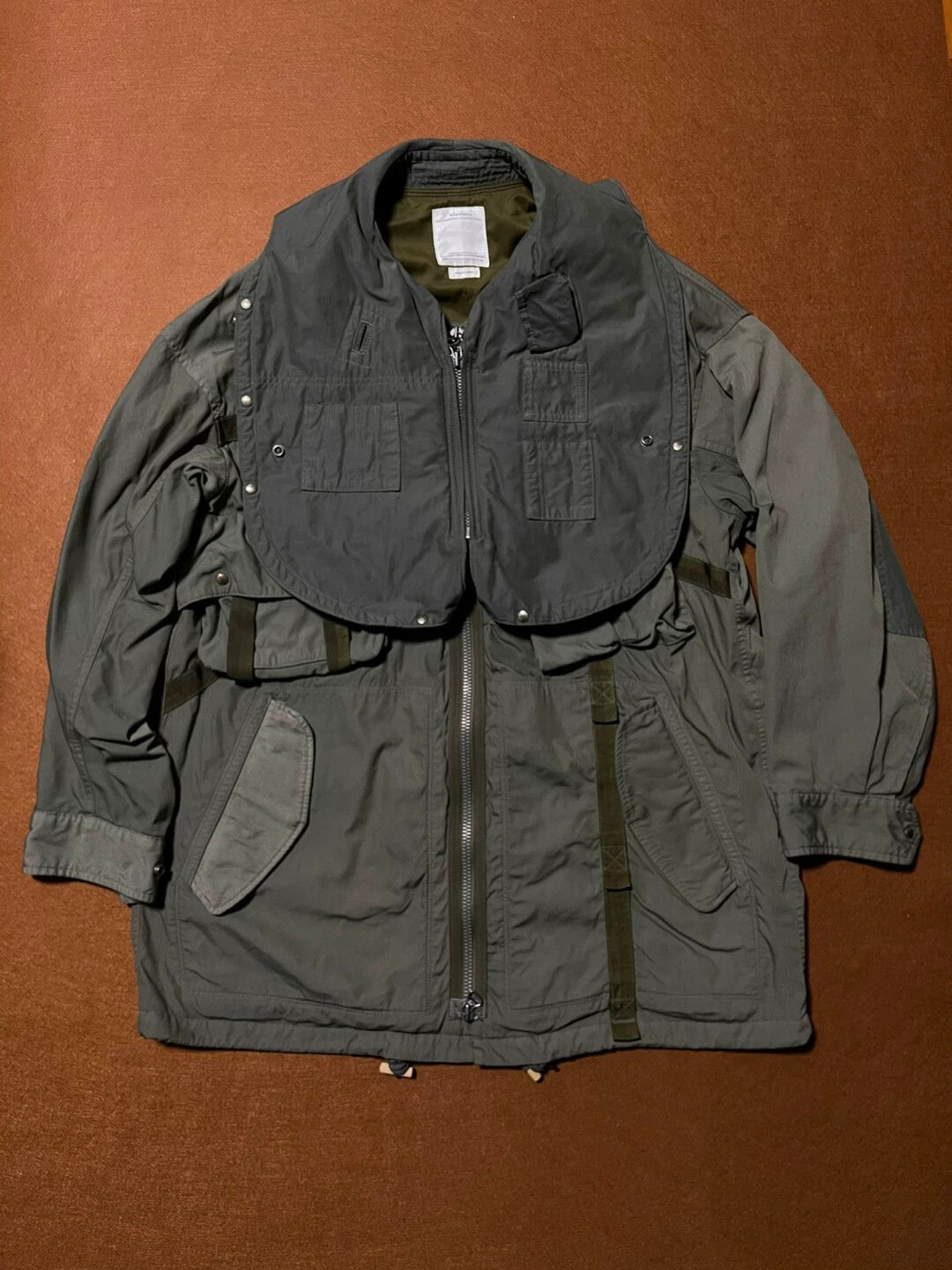 Visvim Visvim dyed paratrooper coats in mud Size US S / EU 44-46 / 1 - 1 Thumbnail