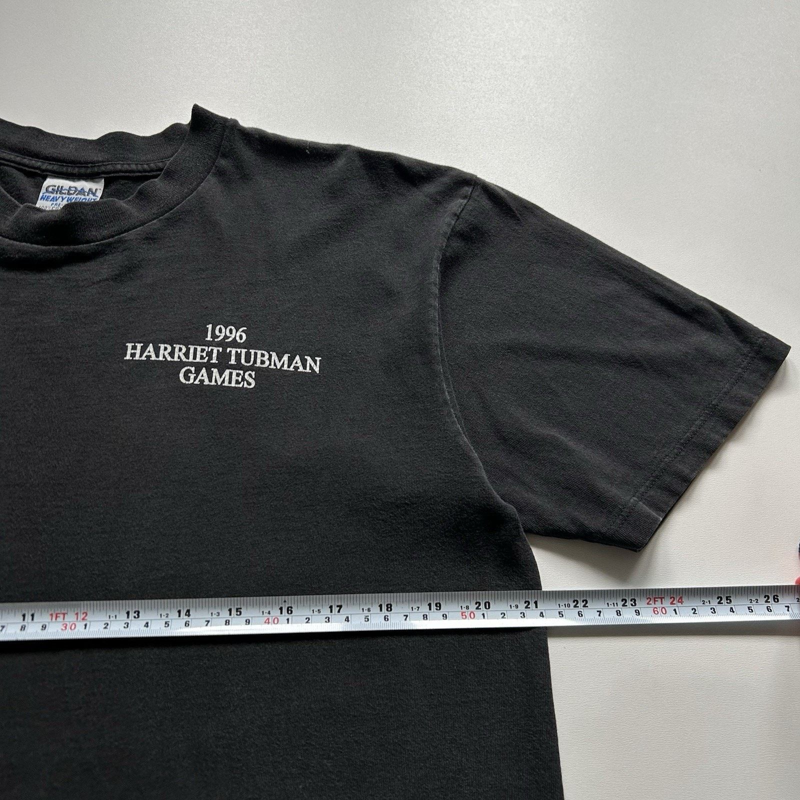 Gildan Vintage Harriet Tubman T Shirt Large 90s Black History Faded Size US L / EU 52-54 / 3 - 4 Thumbnail