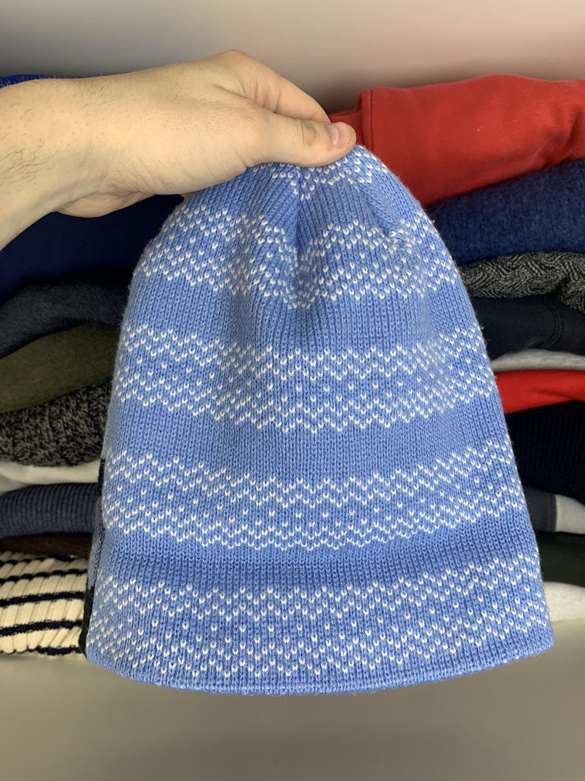 New Era × Supreme Supreme New Era Split Beanie Hat Size ONE SIZE - 14 Thumbnail