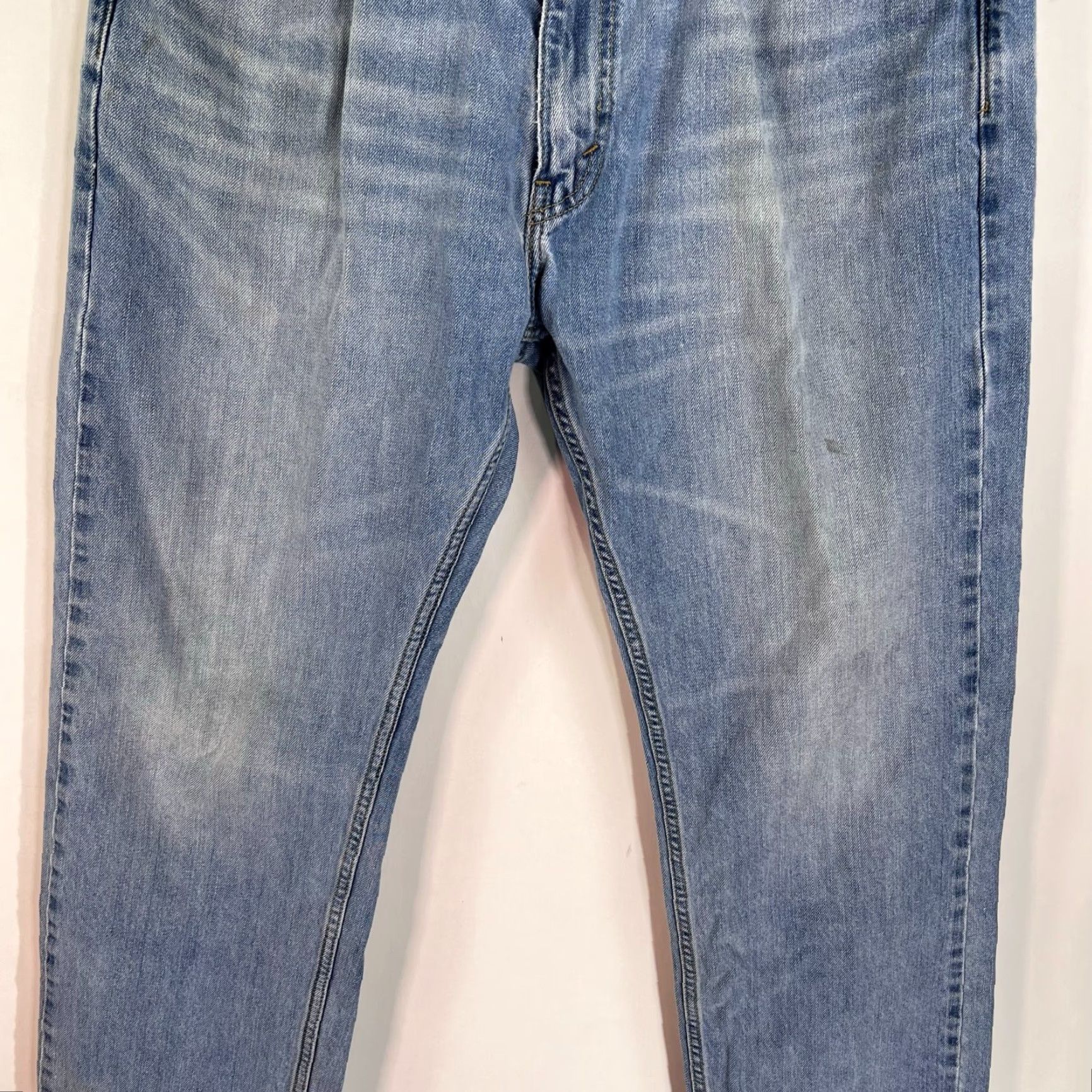 Levi's Levi's 505 Denim Jeans Mens Size 40 Blue Regular Fit Straight 40X32 Size US 40 / EU 56 - 3 Thumbnail