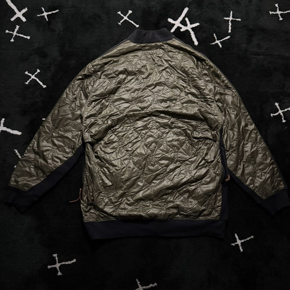 Kapital Hybrid - Skelton / Bone Quilted Cardigan Size US L / EU 52-54 / 3 - 3 Thumbnail