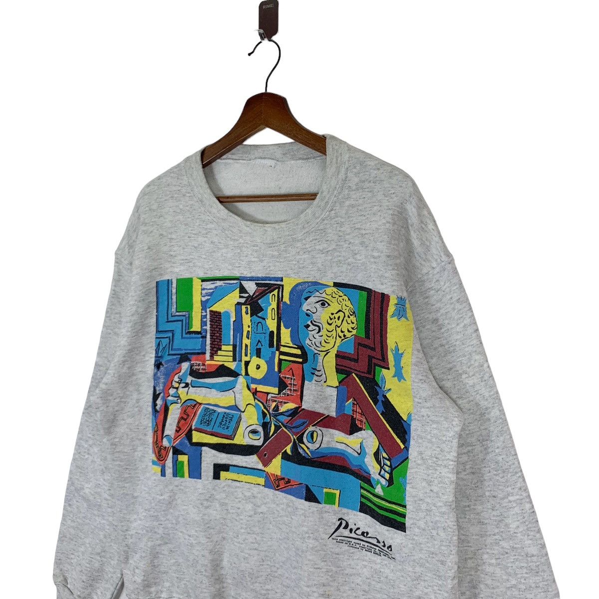 Vintage VINTAGE 90S PABLO PICASSO ART PULLOVER CREWNECK Size US M / EU 48-50 / 2 - 3 Thumbnail