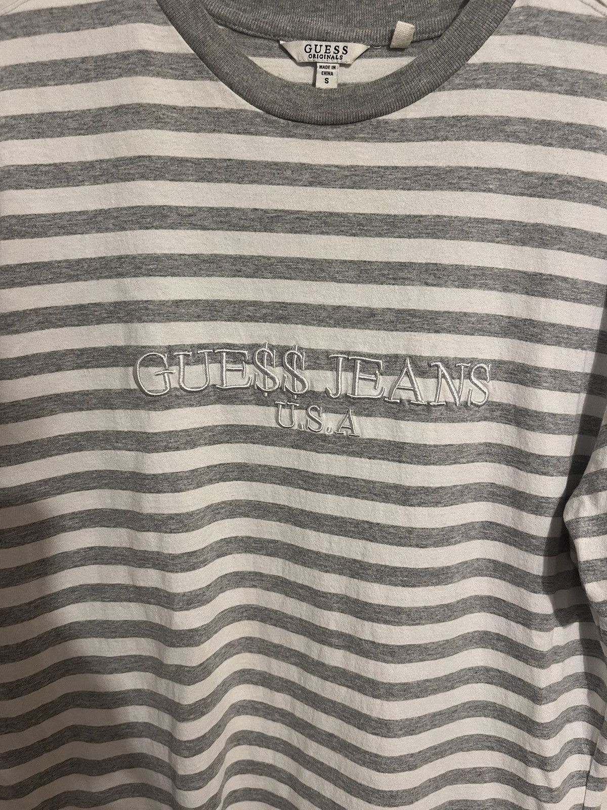A$AP Rocky × Guess Asap Rocky X Guess Embroidered Logo Grey Tee Rare 🔥 Size US S / EU 44-46 / 1 - 2 Thumbnail