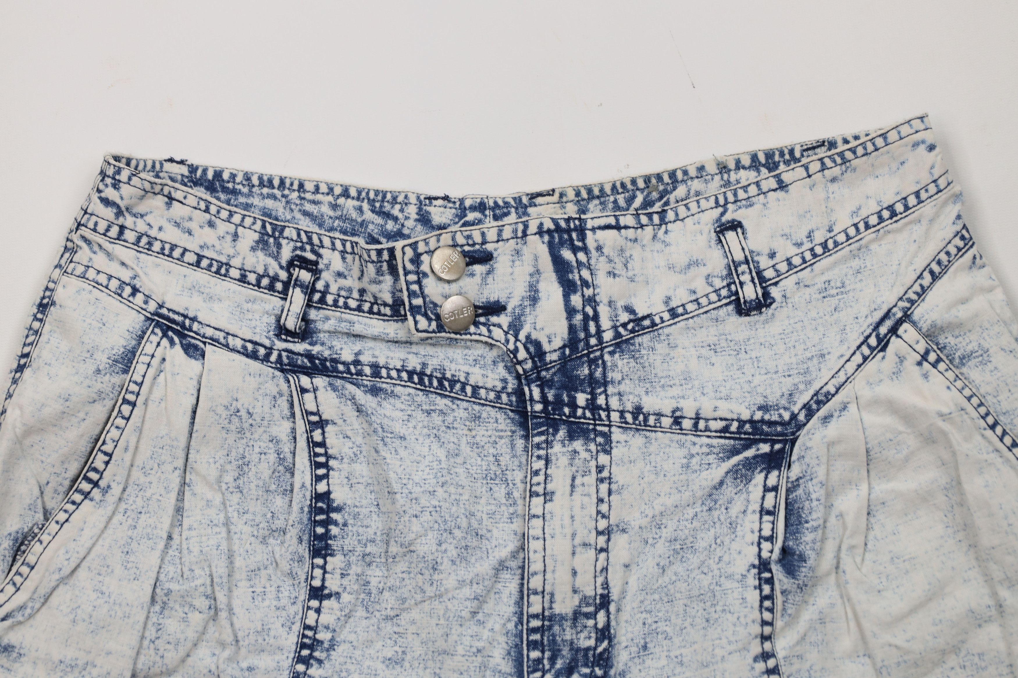 Vintage Vintage 80s 90s Streetwear Acid Wash Skateboard Shorts Size US 32 / EU 48 - 2 Thumbnail