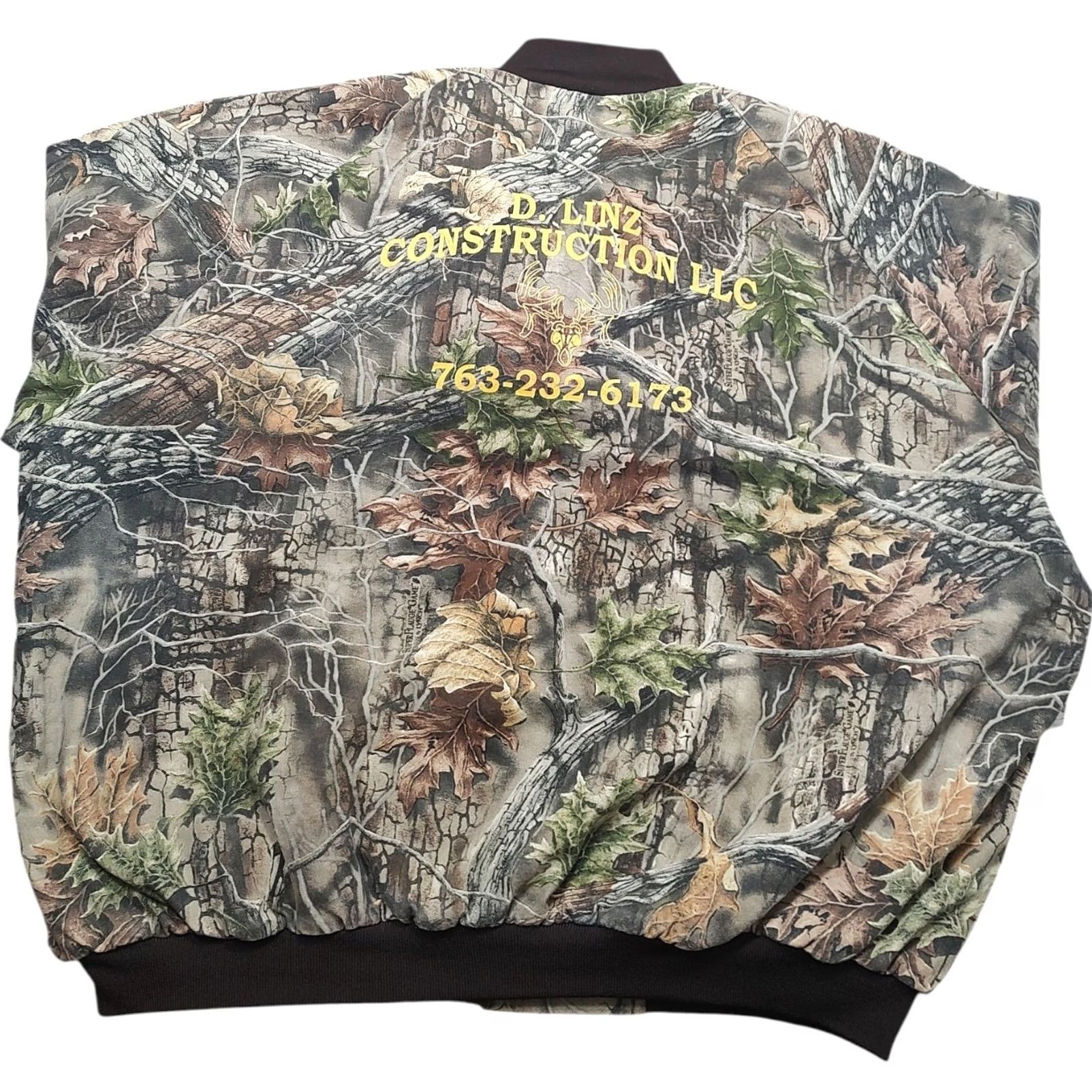 Vintage VTG ASW Bomber Jacket Men 2XL Camouflage Brown Cotton Blend Quilted Insulated Lined Pockets Stand-Up Collar 90s 80s Hunting USA Jacket Size US XXL / EU 58 / 5 - 3 Thumbnail