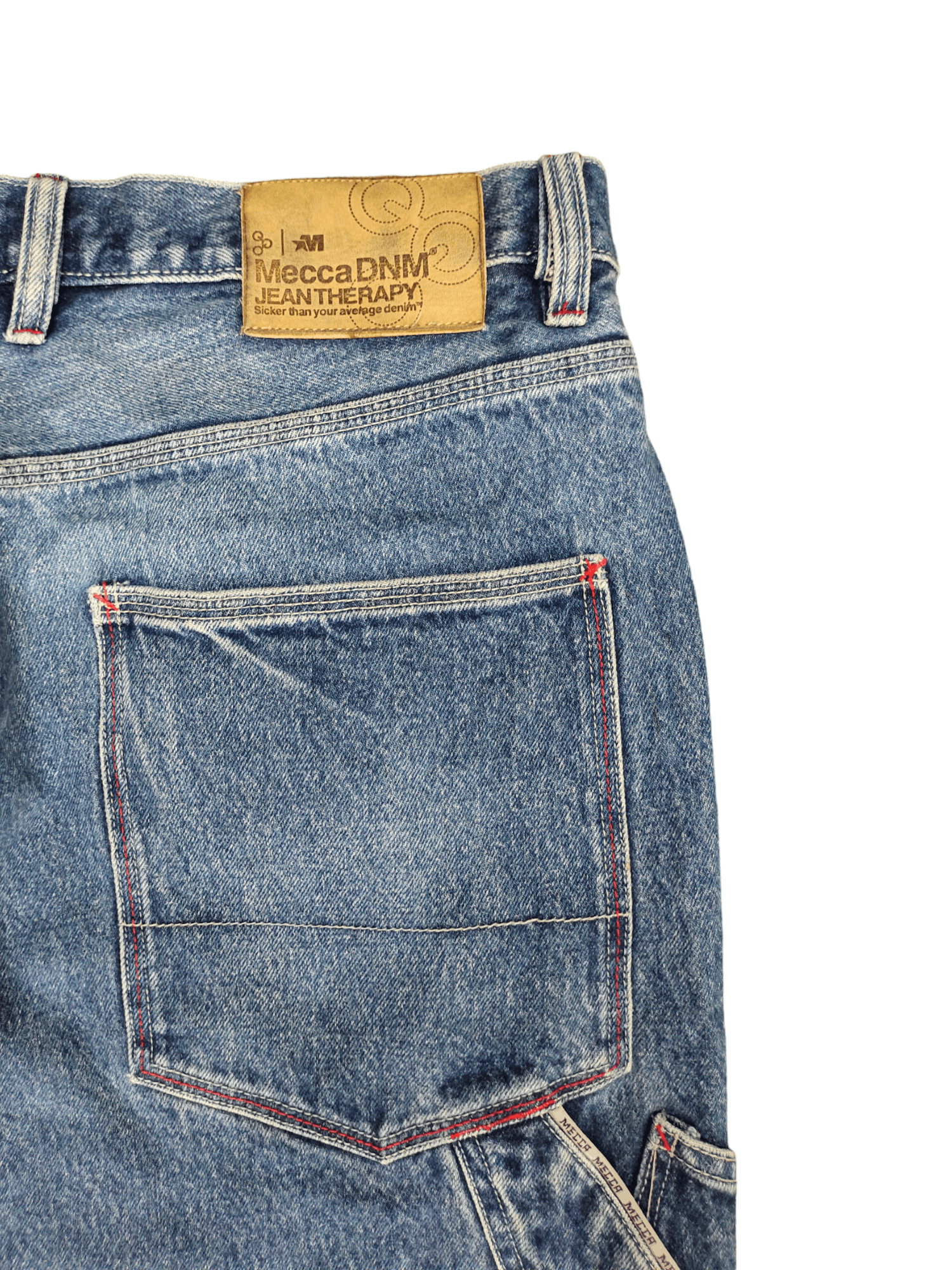 Mecca Vintage 90s Mecca Carpenter Wide Leg Denim Baggy Jeans Size US 36 / EU 52 - 14 Thumbnail